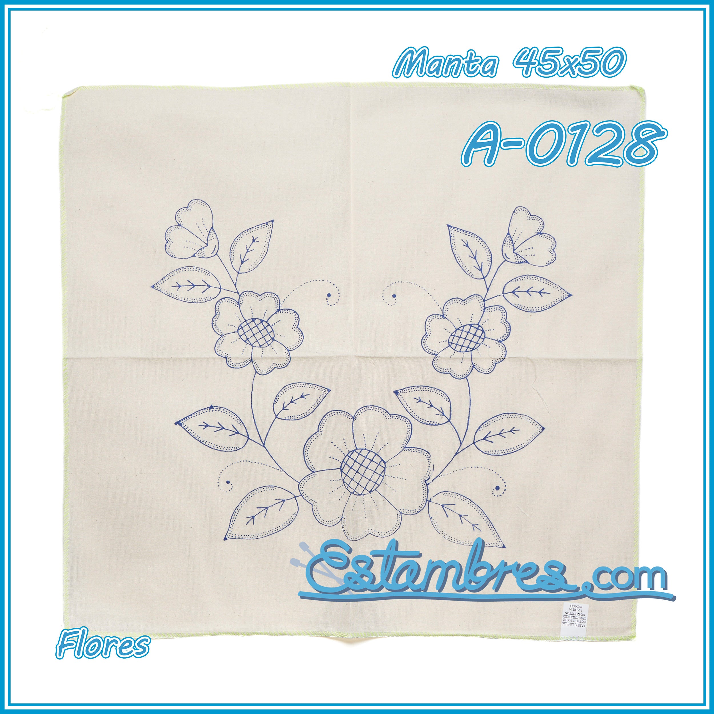 FLORES - Manta [45x50cm]