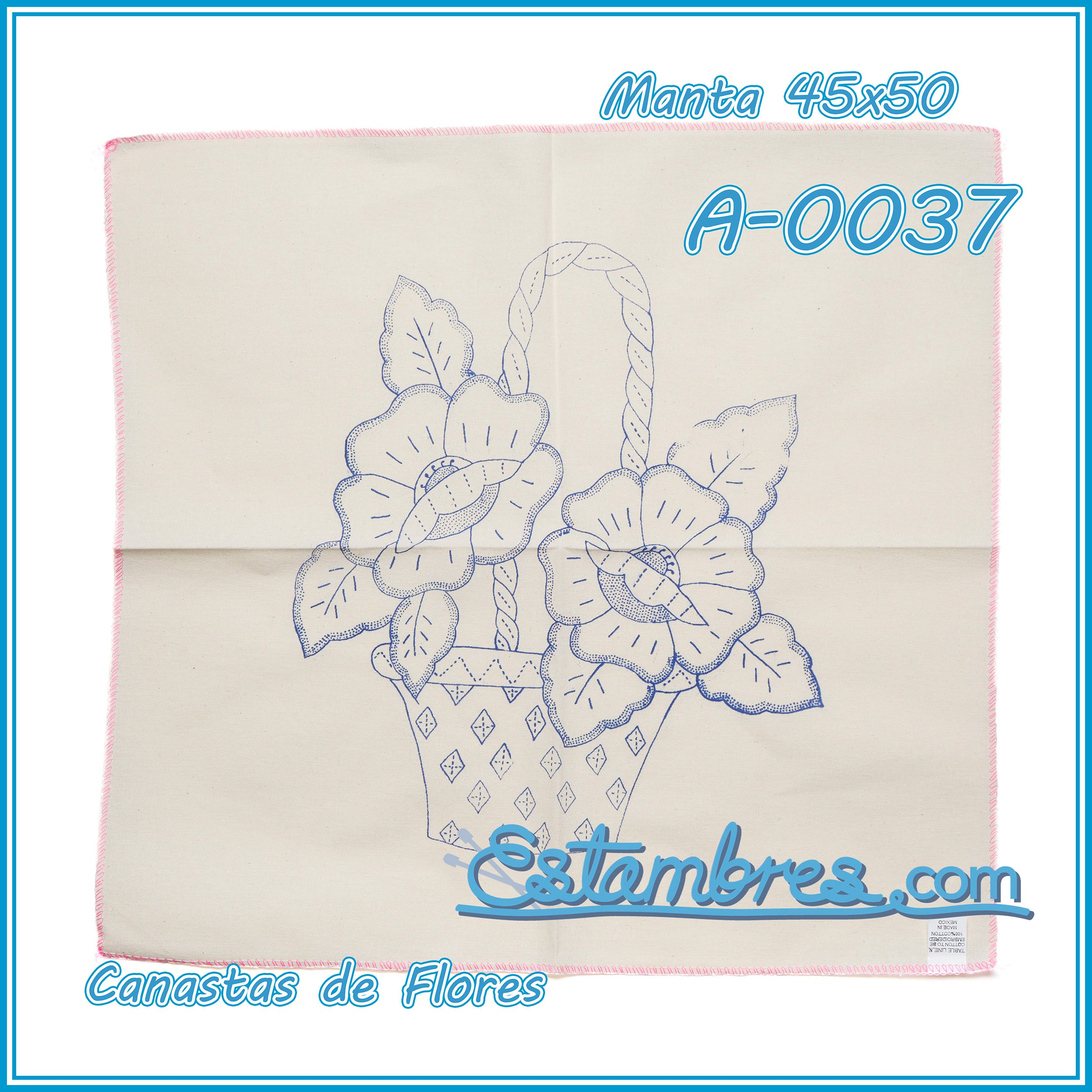 CANASTAS de FLORES - Manta [45x50cm]