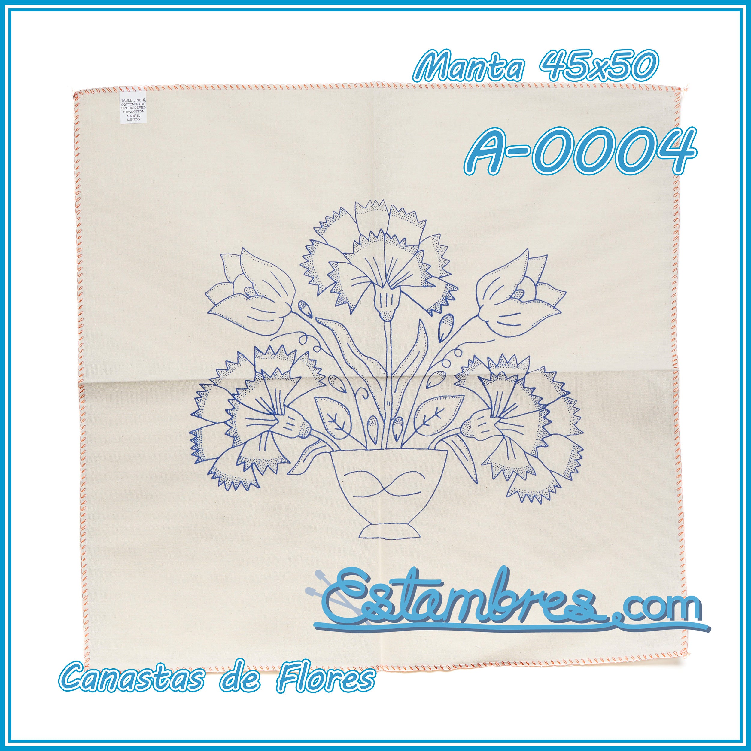 CANASTAS de FLORES - Manta [45x50cm]