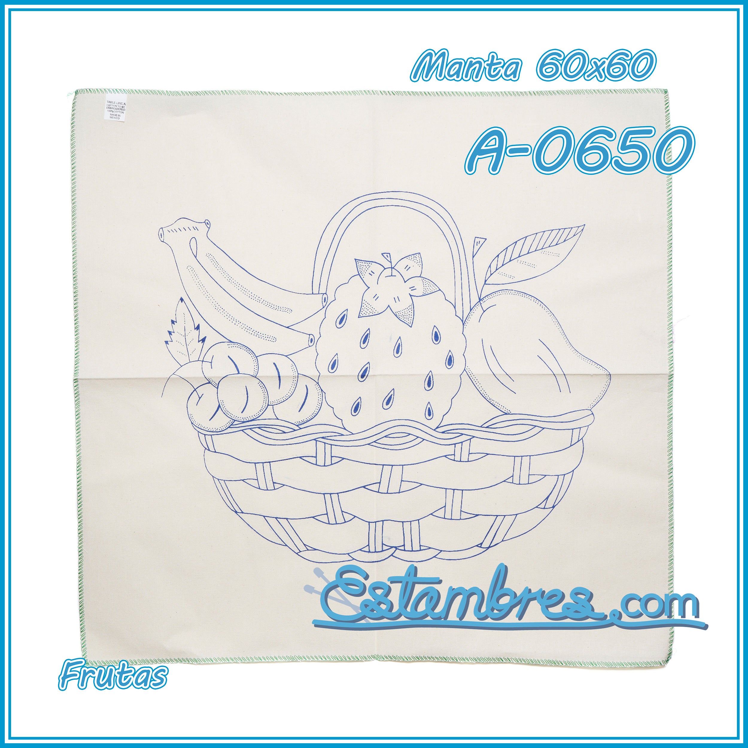 FRUTAS - Manta [60x60cm]