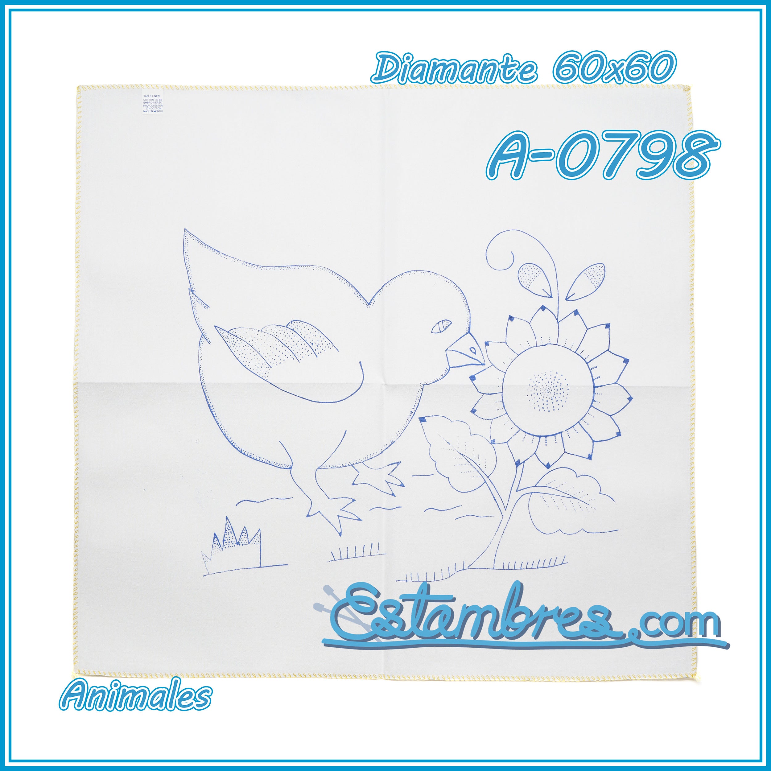 ANIMALES - Diamante [60x60cm]