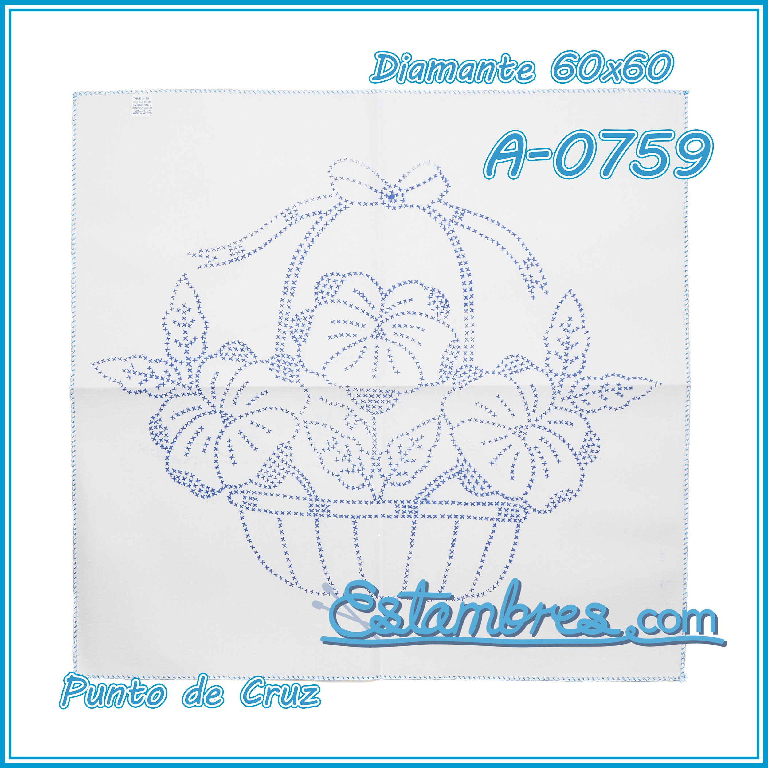PUNTO de CRUZ - Diamante [60x60cm]