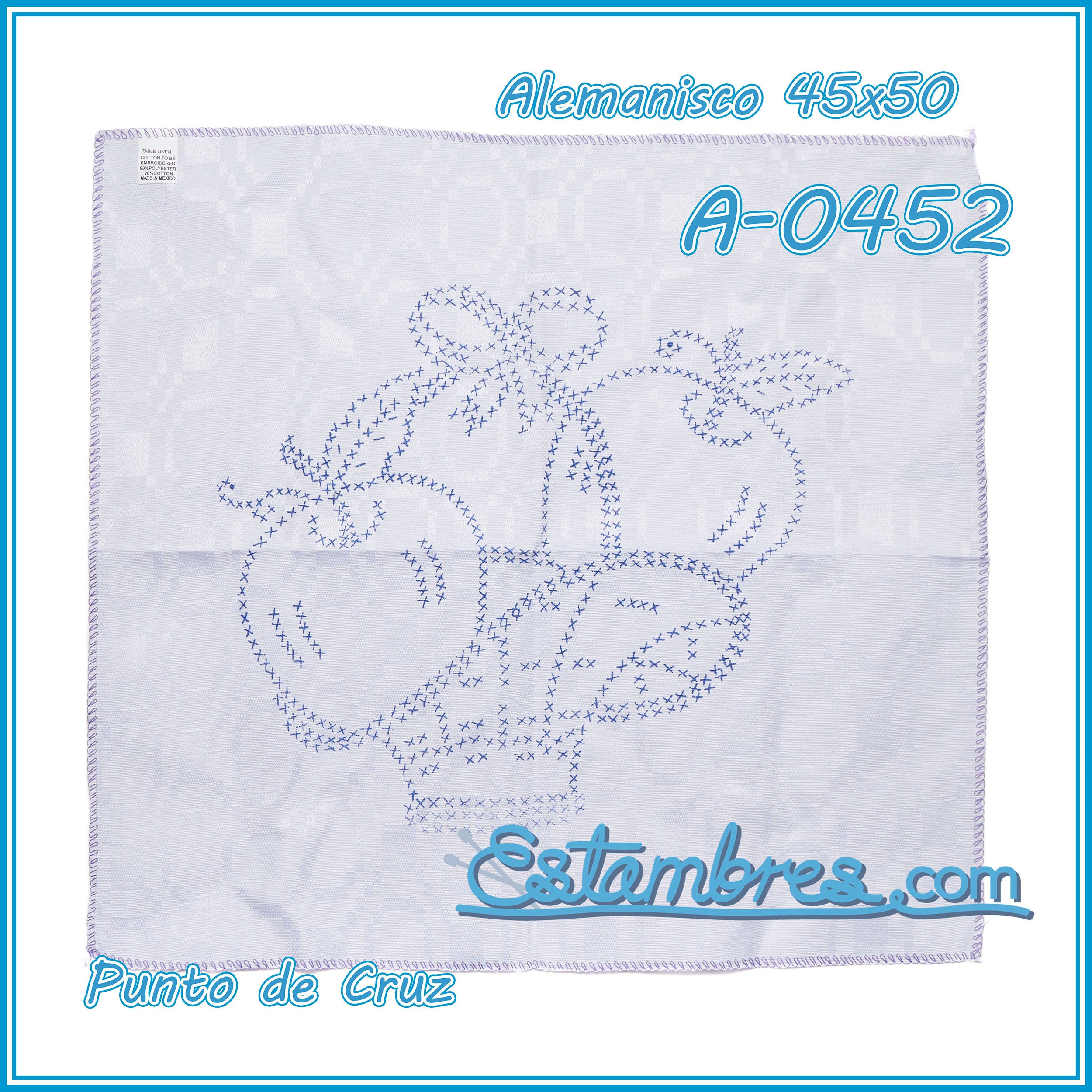 PUNTO de CRUZ - Alemanisco [45x50cm]