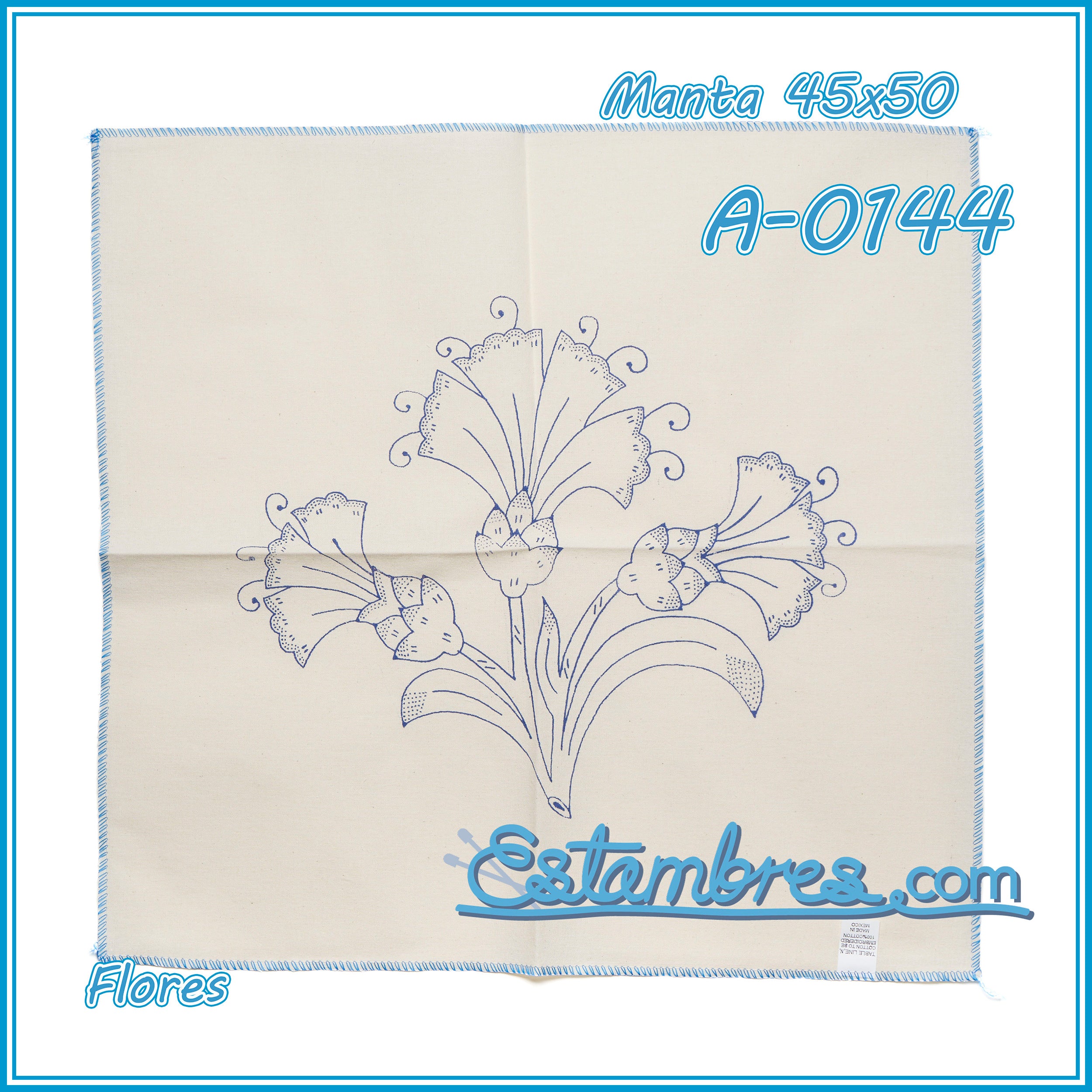 FLORES - Manta [45x50cm]