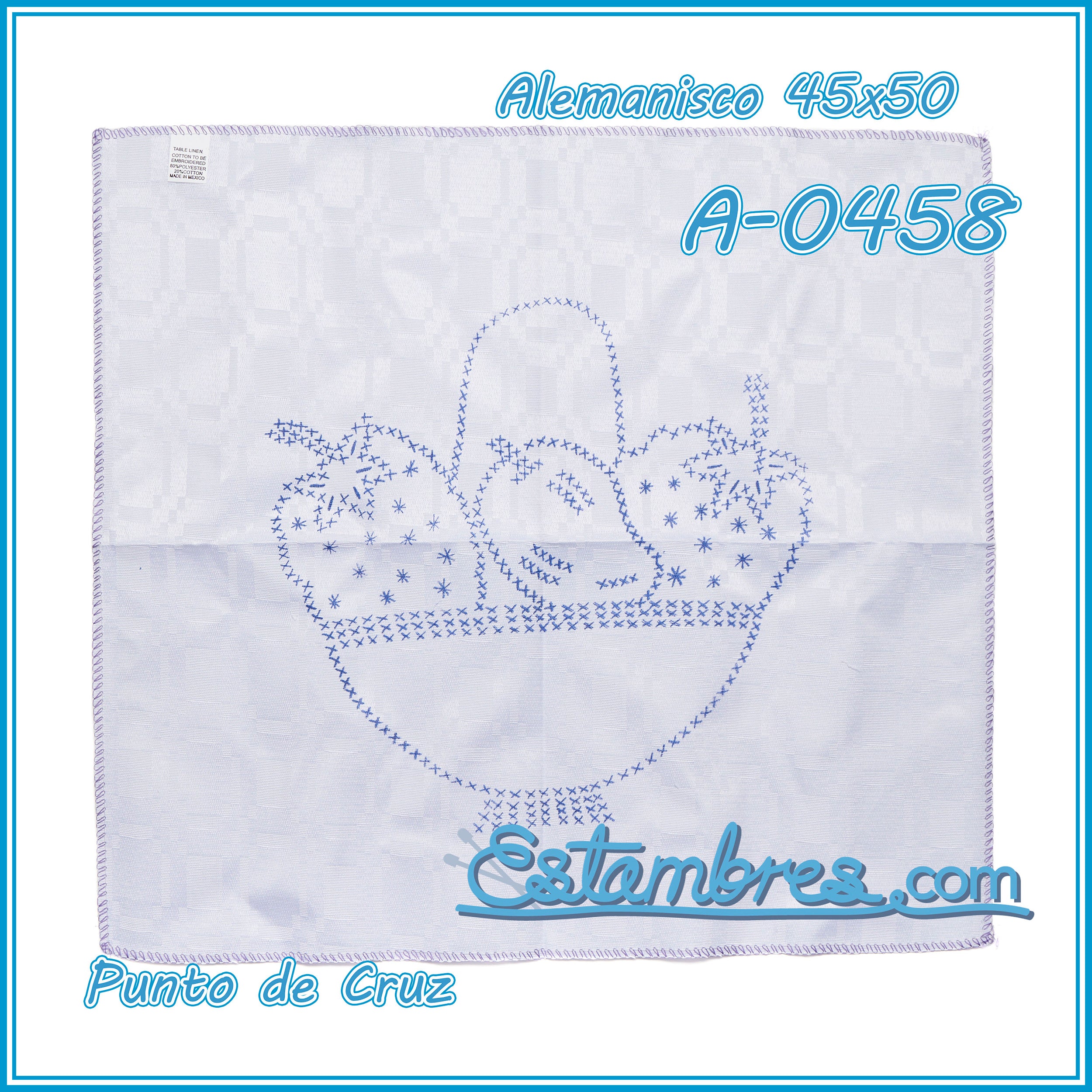 PUNTO de CRUZ - Alemanisco [45x50cm]