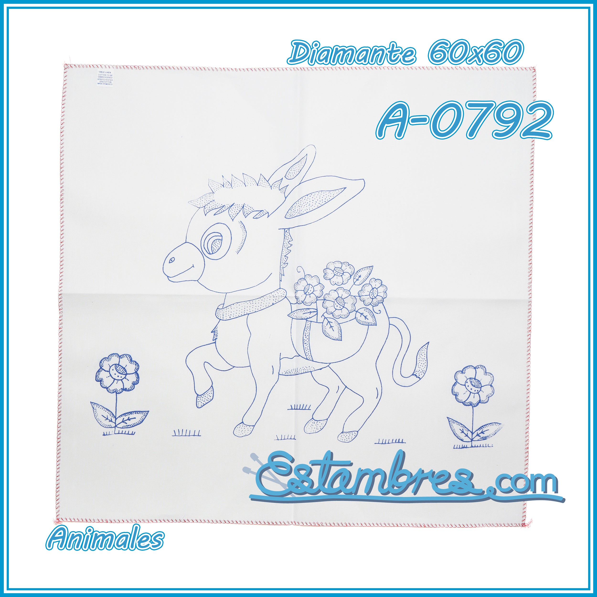 ANIMALES - Diamante [60x60cm]