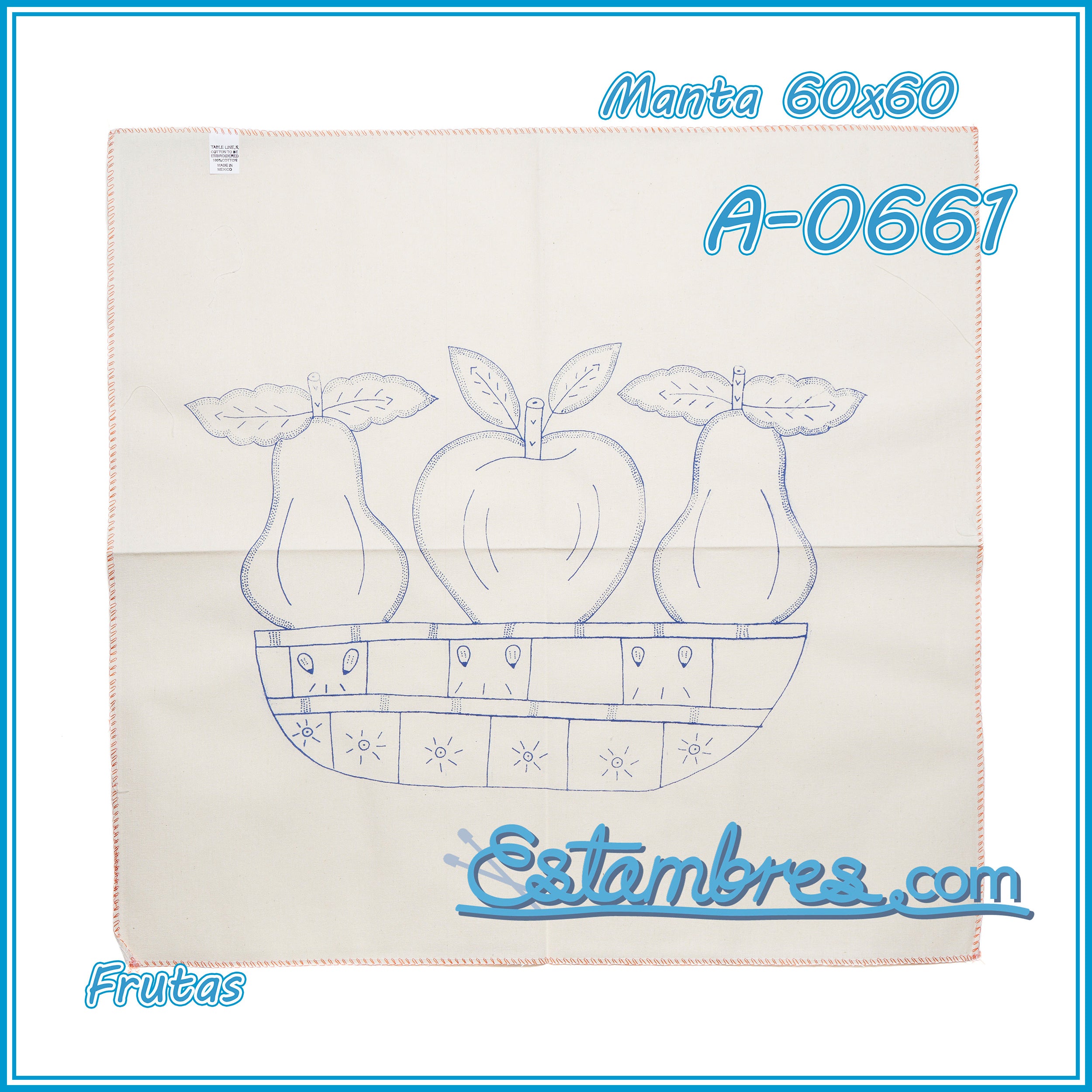 FRUTAS - Manta [60x60cm]