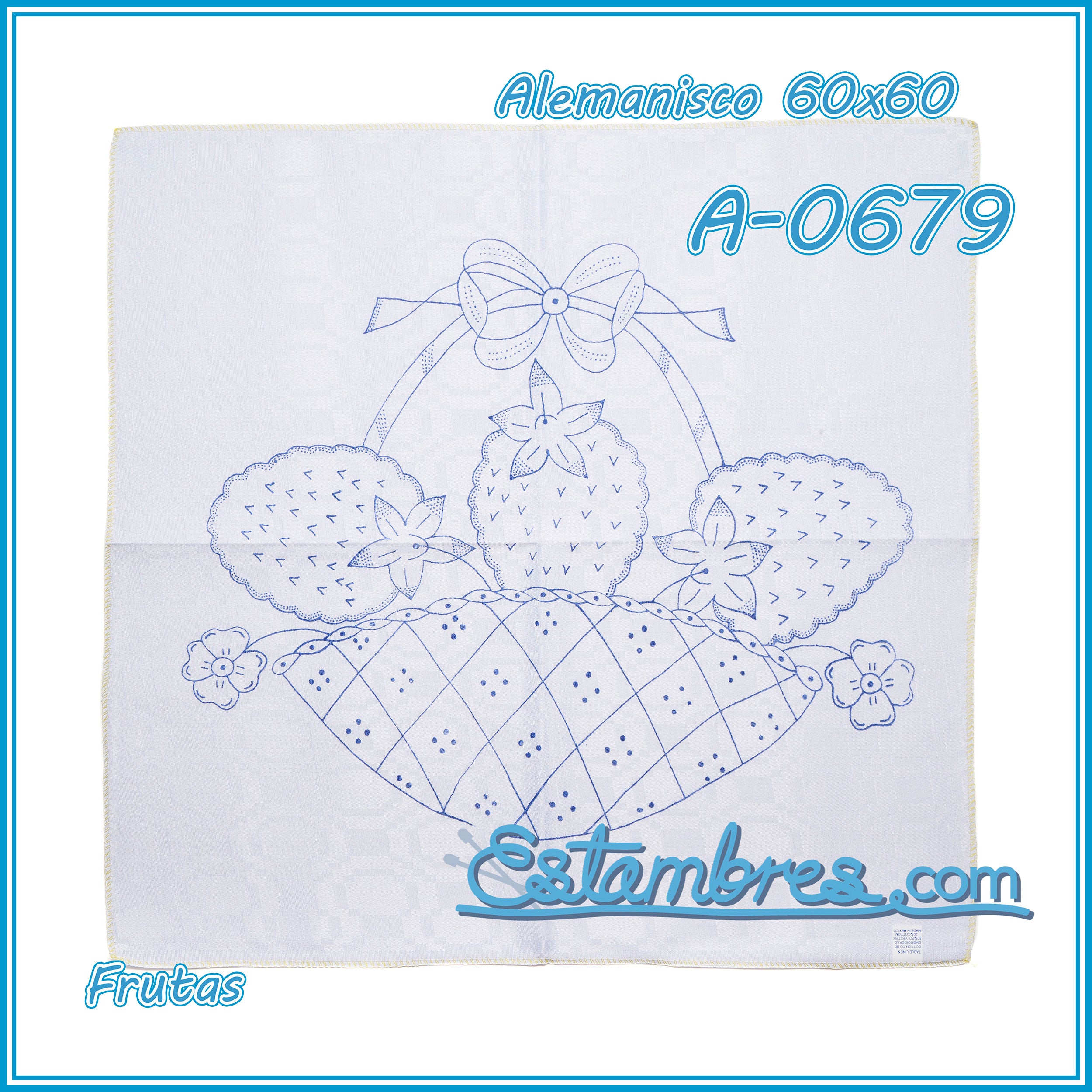 FRUTAS - Alemanisco [60x60cm]