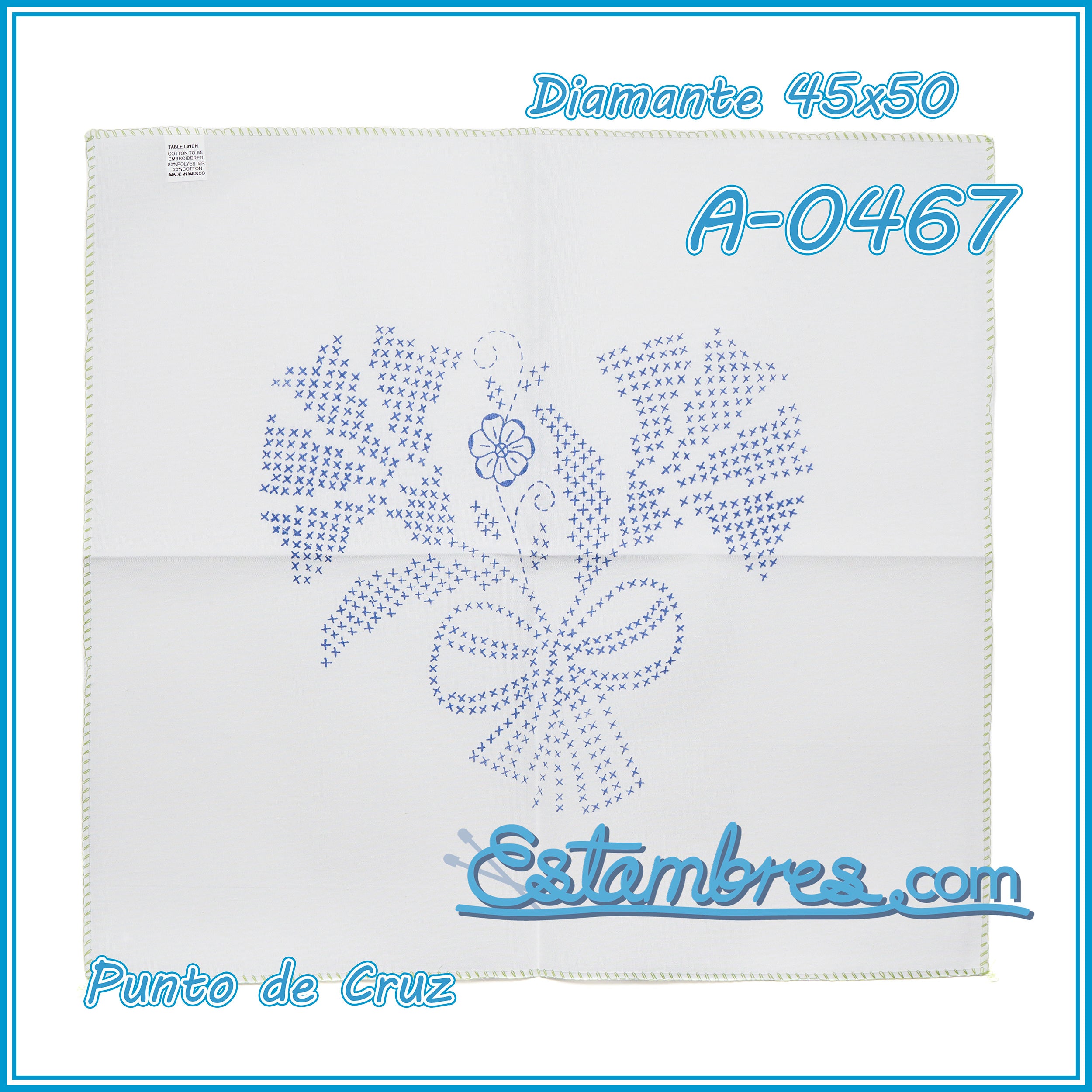 PUNTO de CRUZ - Diamante [45x50cm]