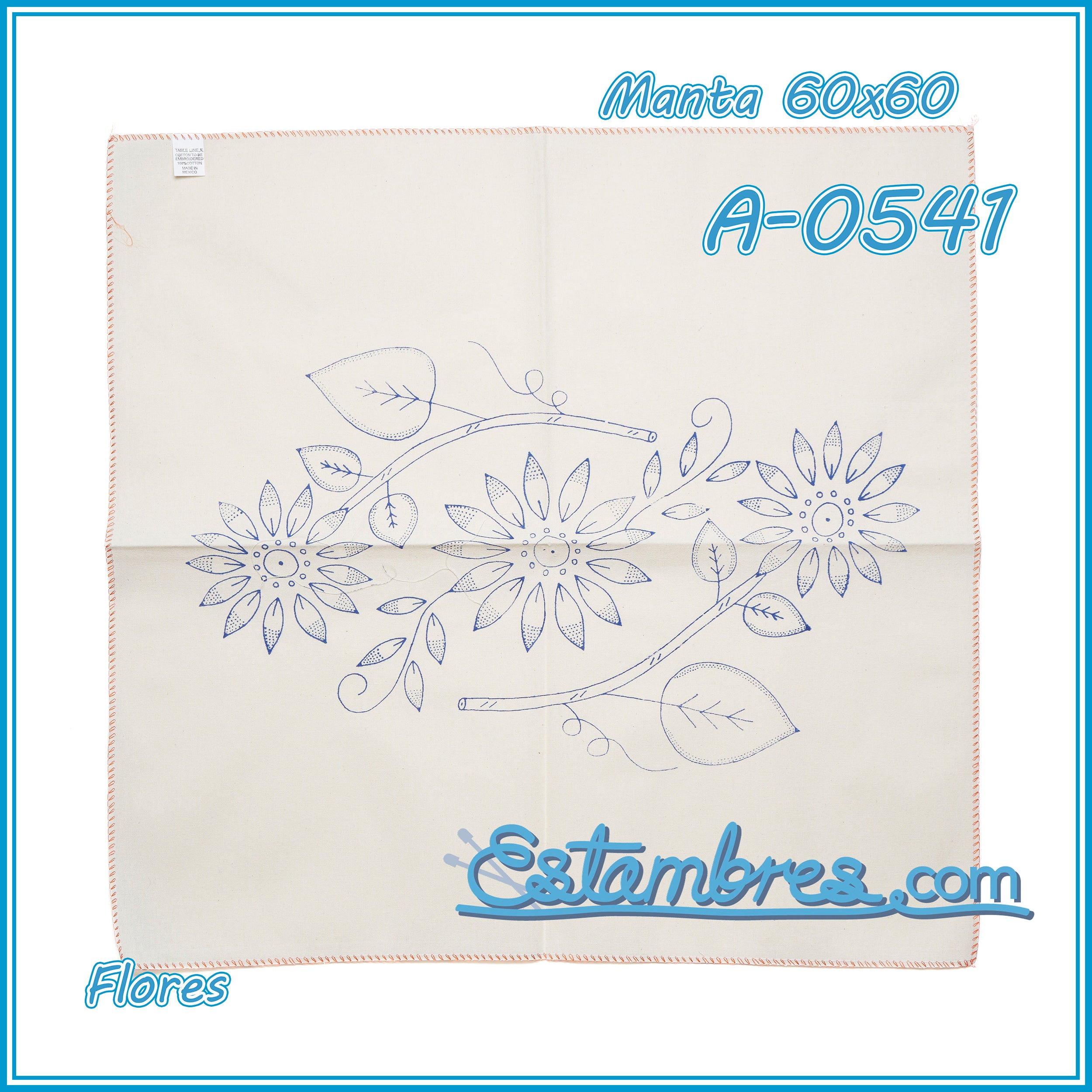 FLORES - Manta [60x60cm]