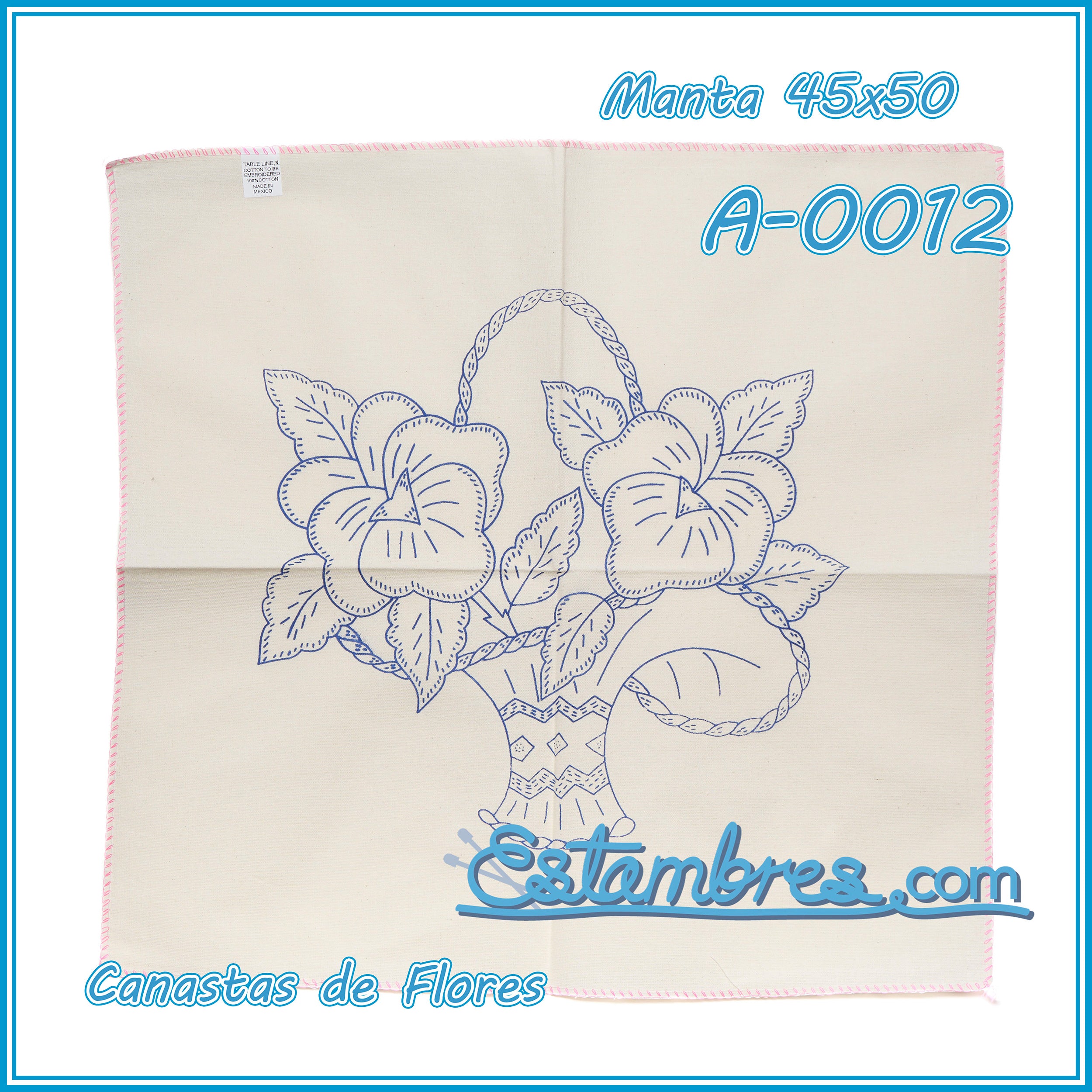 CANASTAS de FLORES - Manta [45x50cm]