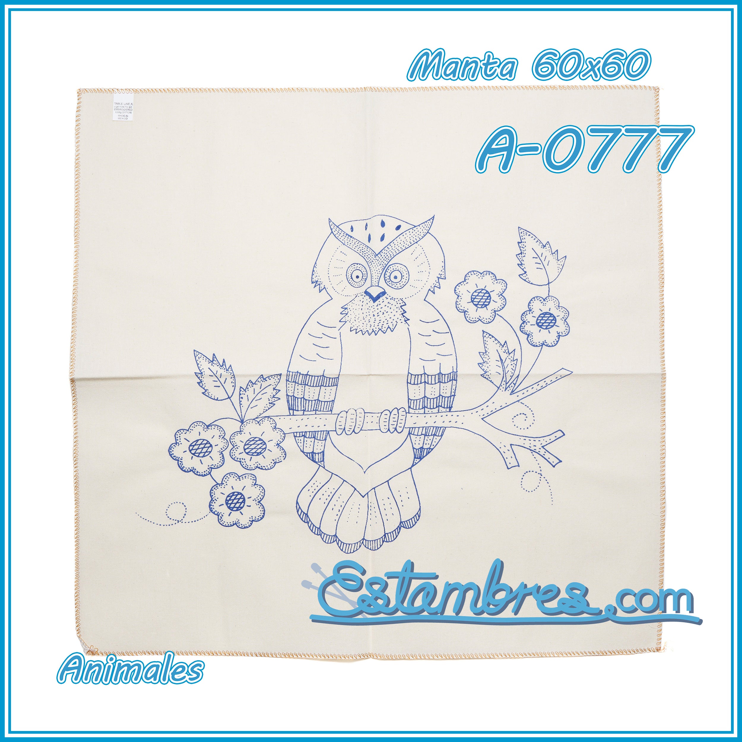 ANIMALES - Manta [60x60cm]