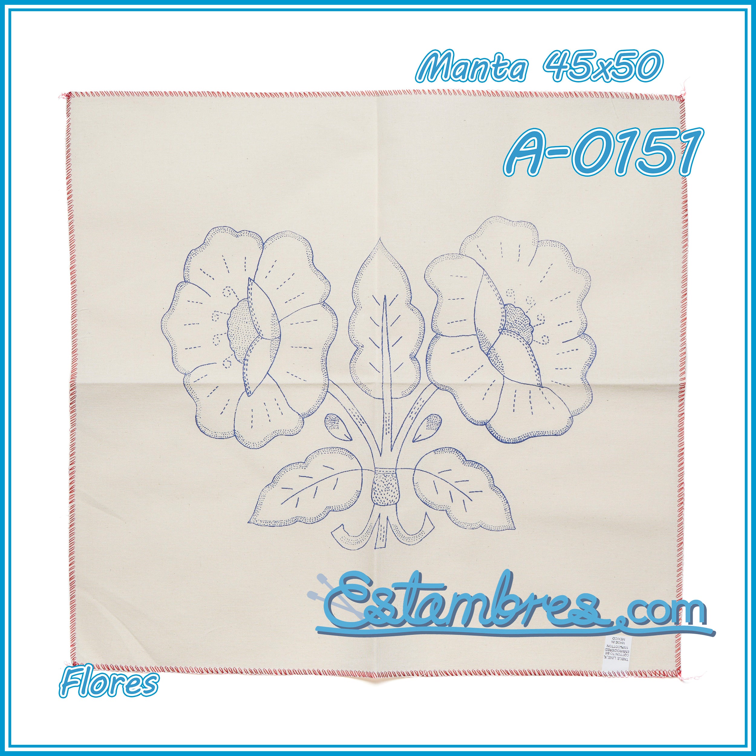 FLORES - Manta [45x50cm]
