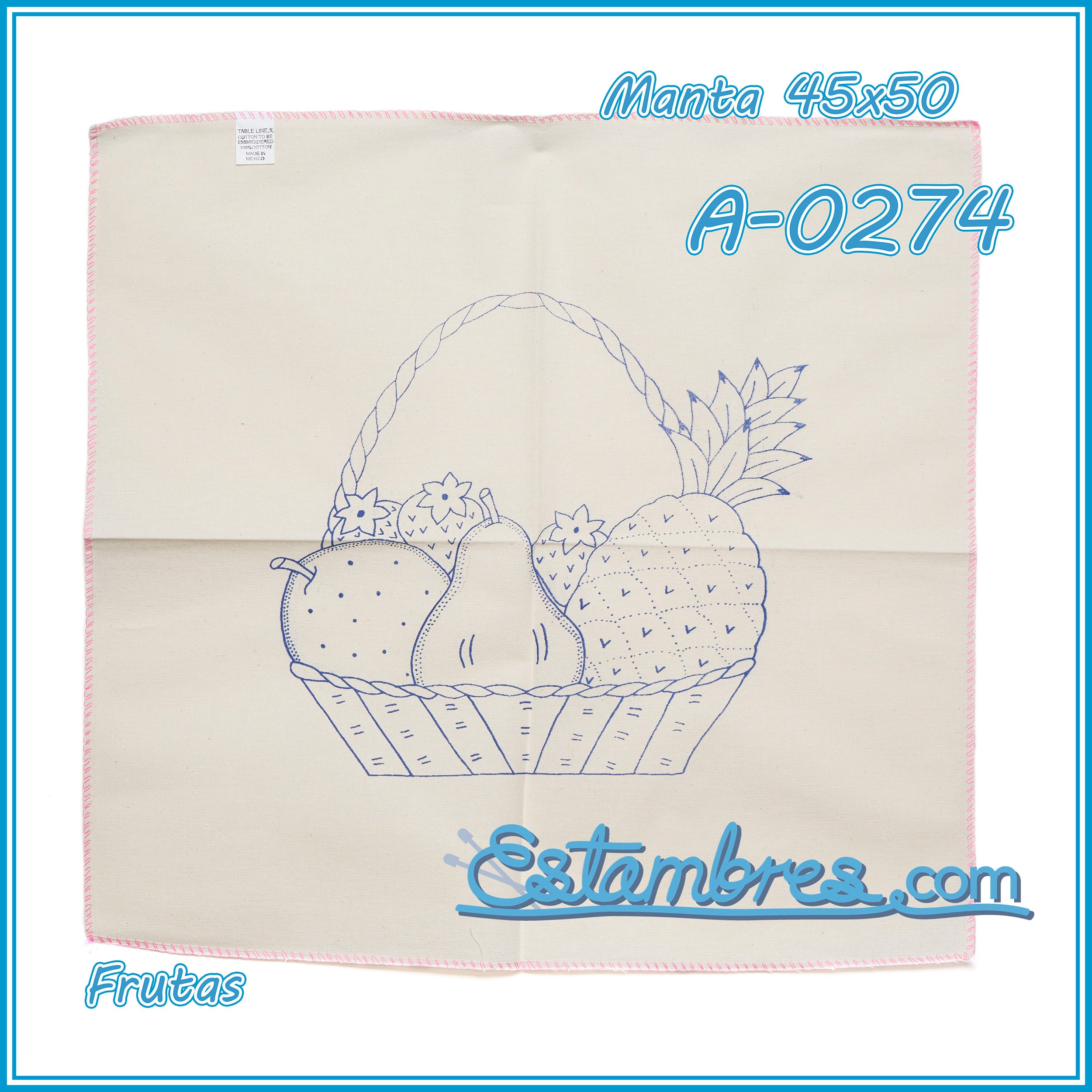 FRUTAS - Manta [45x50cm]