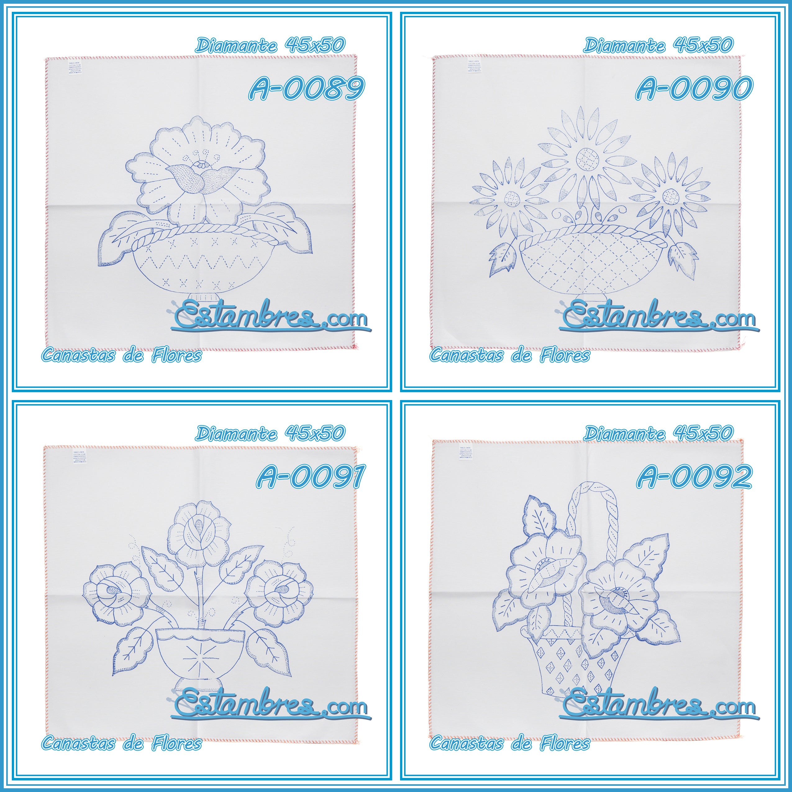 CANASTAS de FLORES - Diamante [45x50cm]