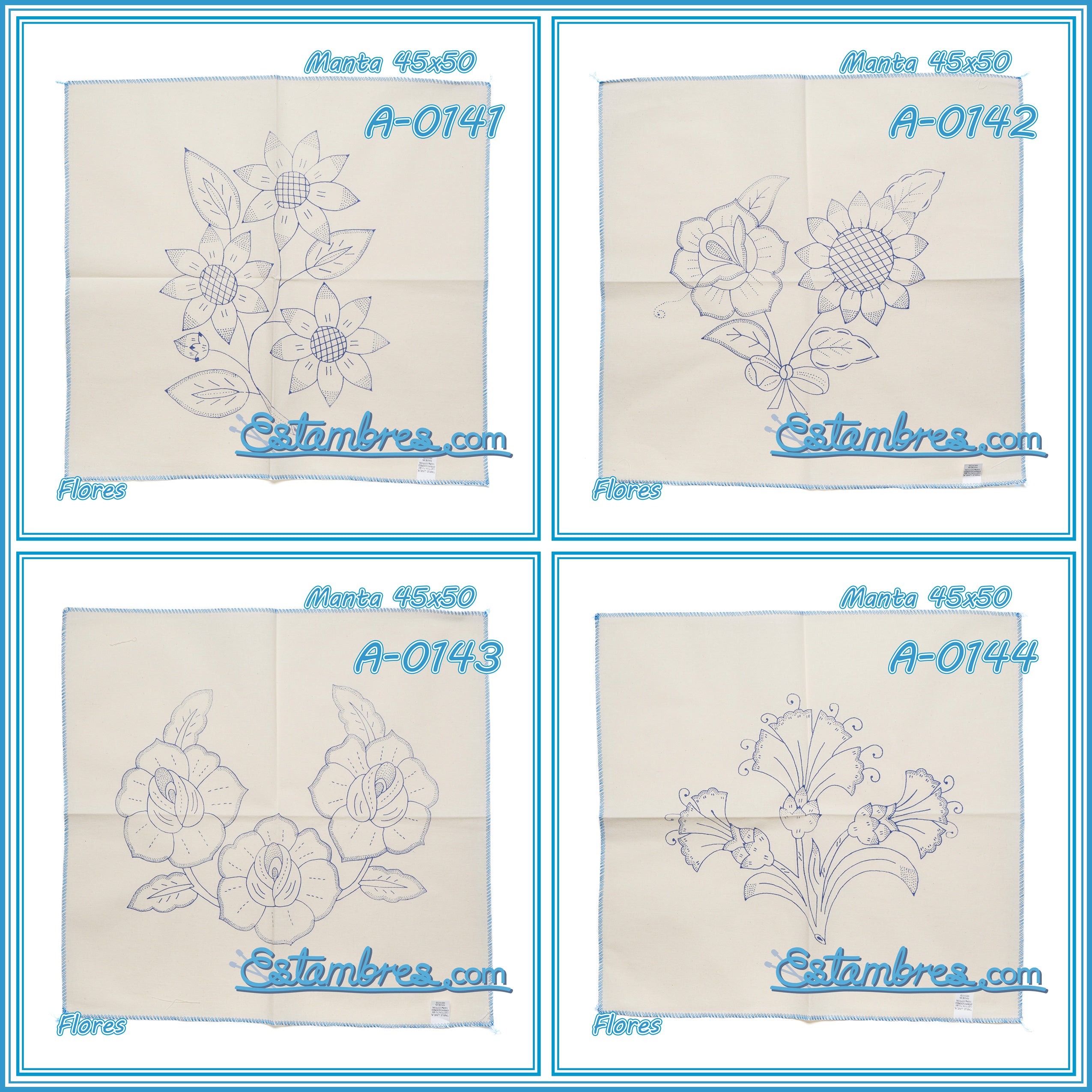 FLORES - Manta [45x50cm]
