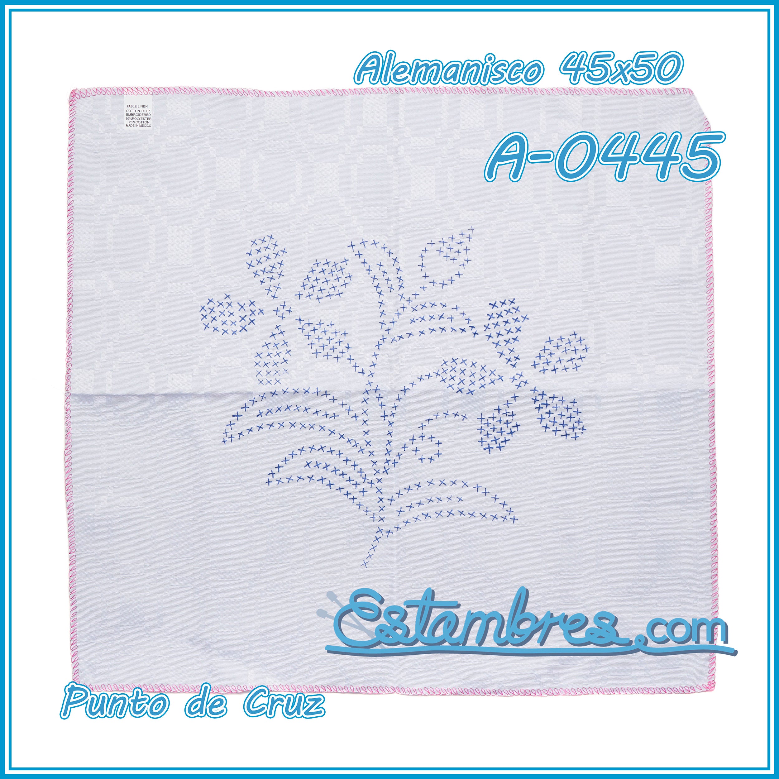 PUNTO de CRUZ - Alemanisco [45x50cm]