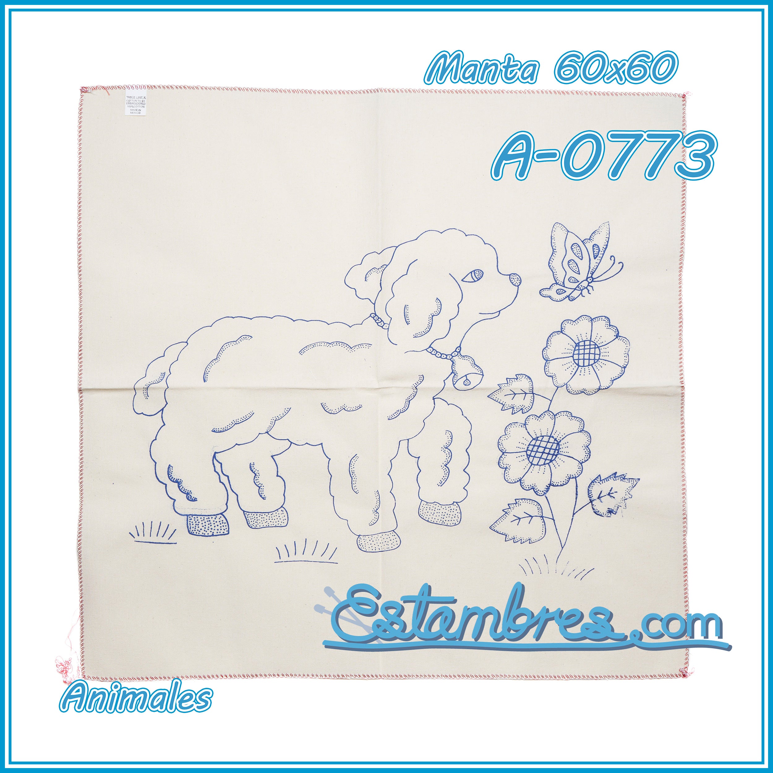 ANIMALES - Manta [60x60cm]
