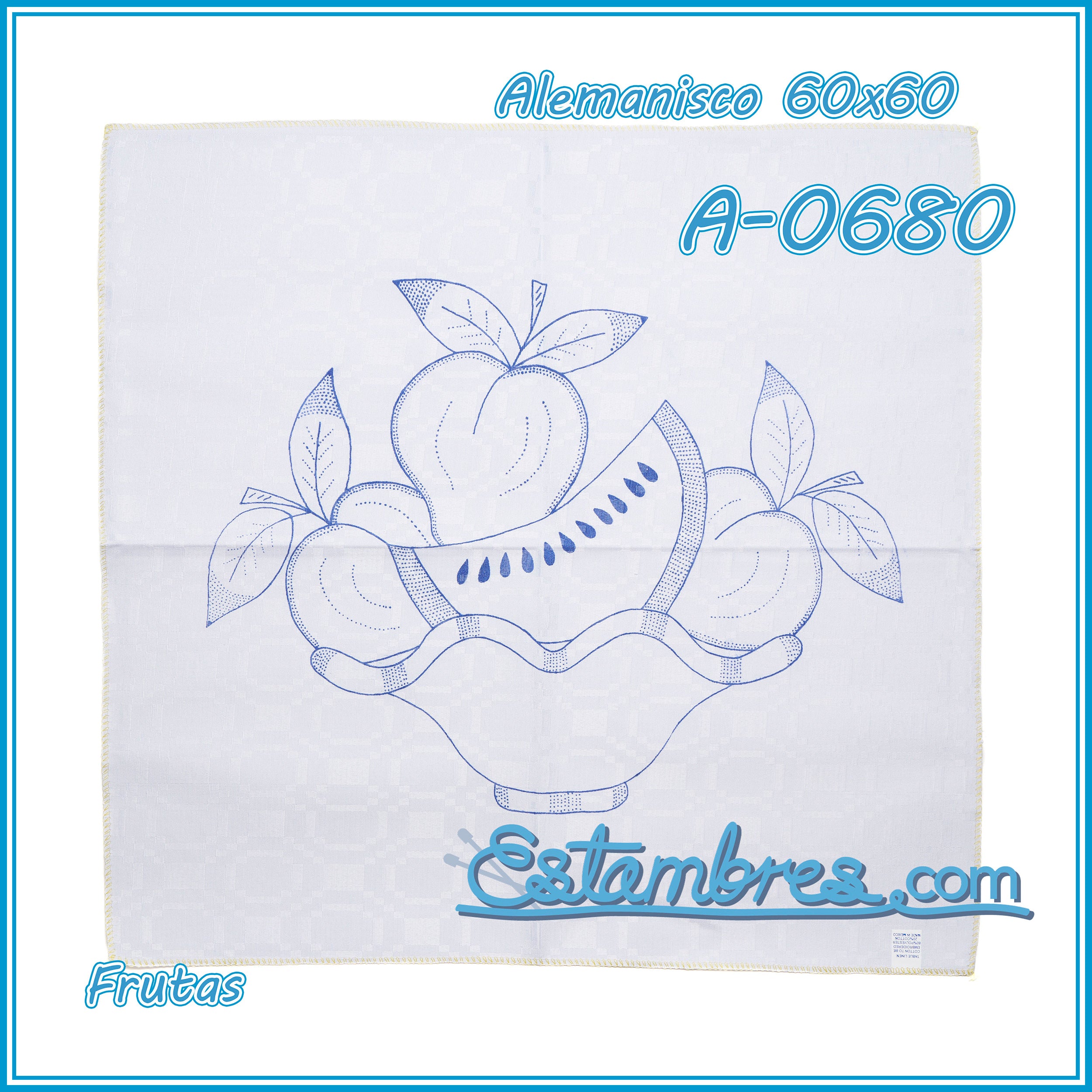 FRUTAS - Alemanisco [60x60cm]