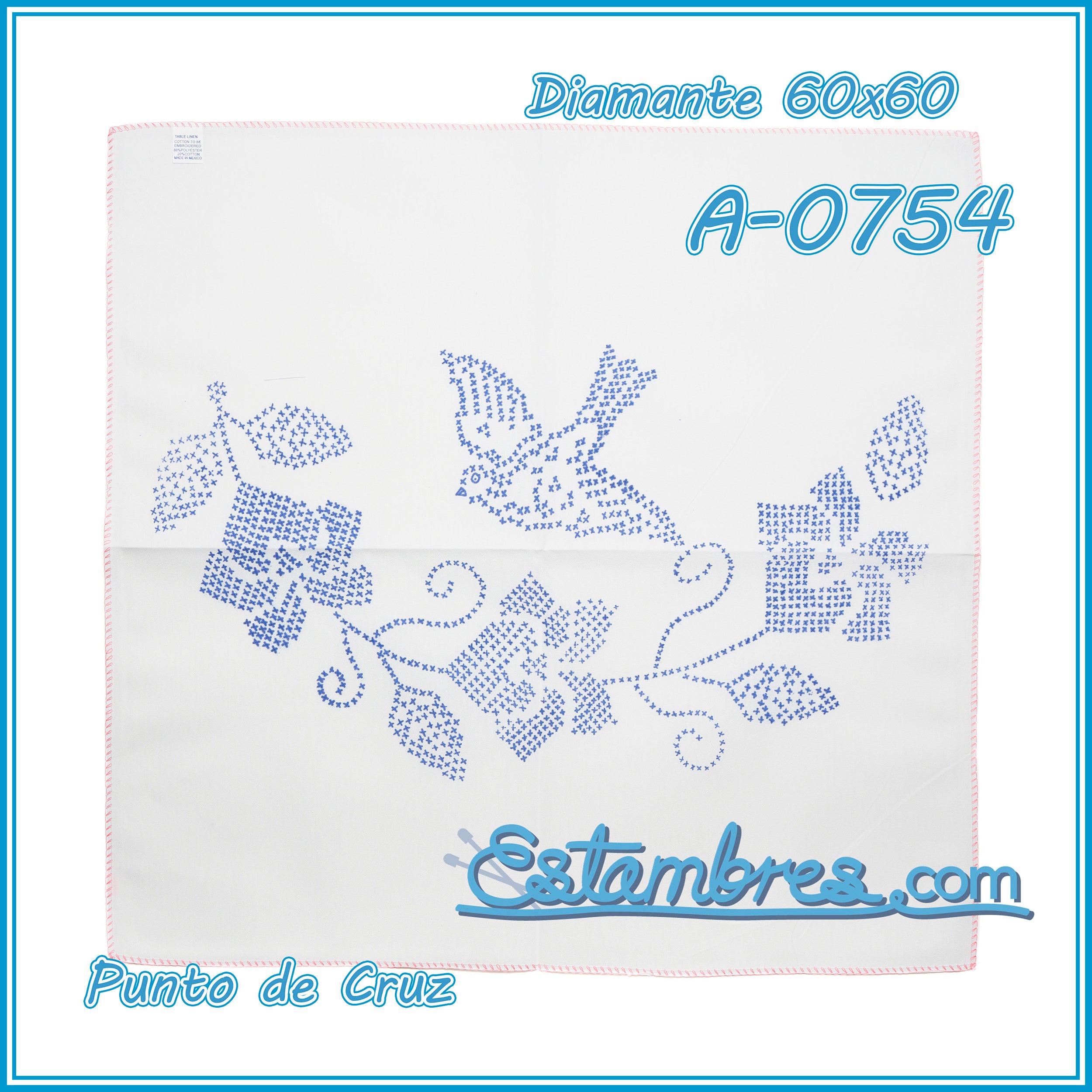 PUNTO de CRUZ - Diamante [60x60cm]