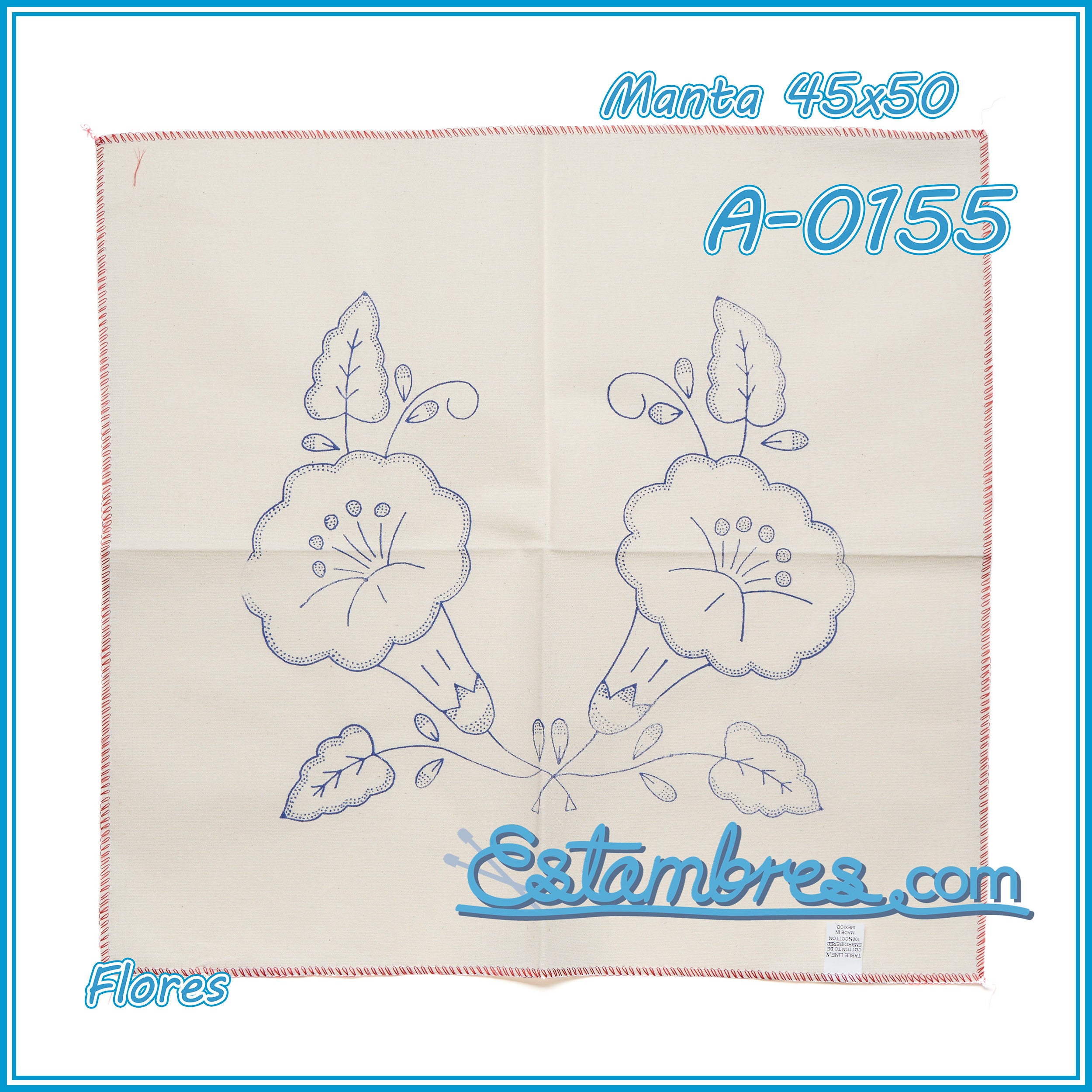 FLORES - Manta [45x50cm]
