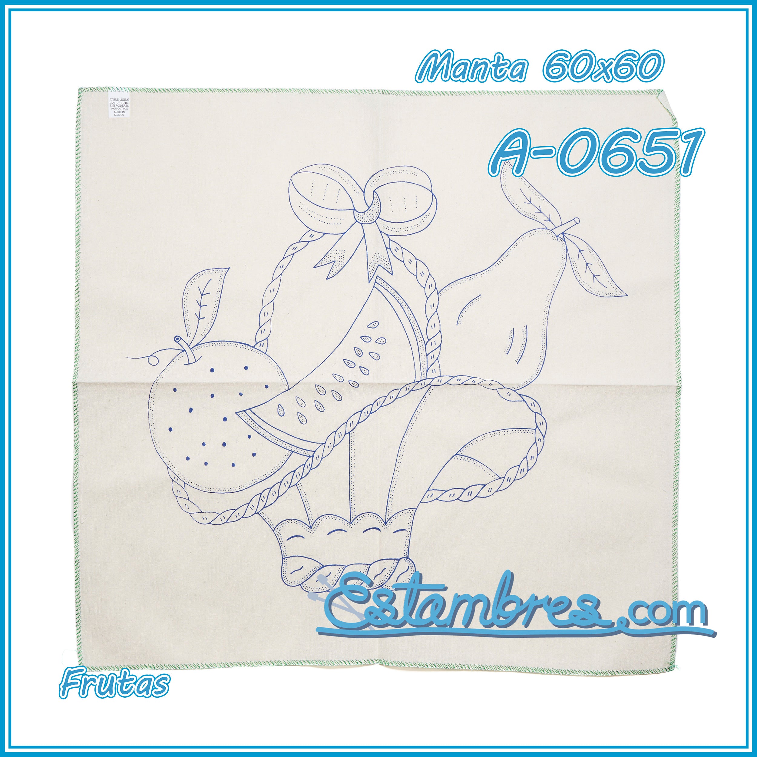 FRUTAS - Manta [60x60cm]