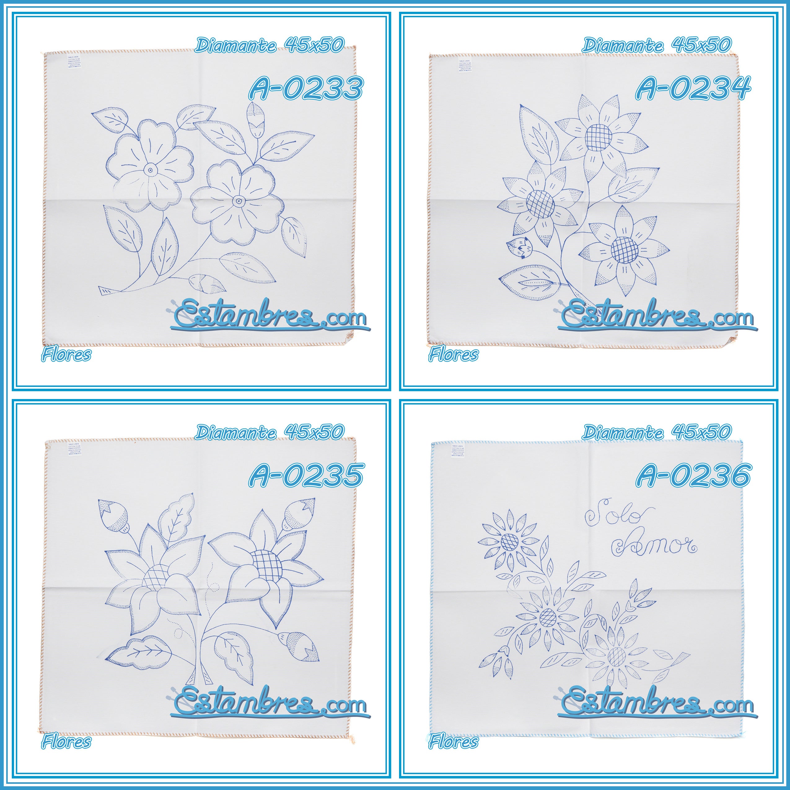 FLORES - Diamante [45x50cm]