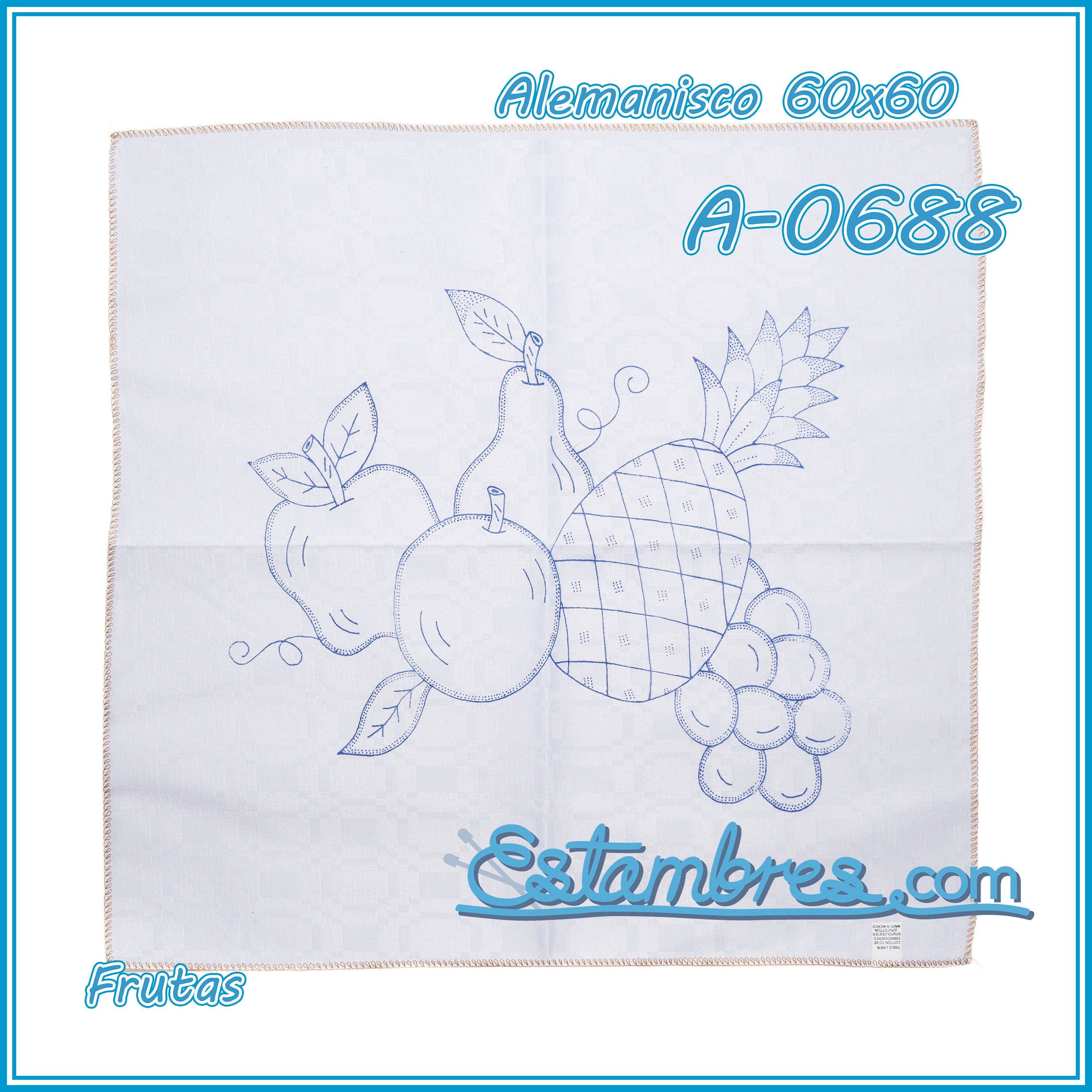 FRUTAS - Alemanisco [60x60cm]