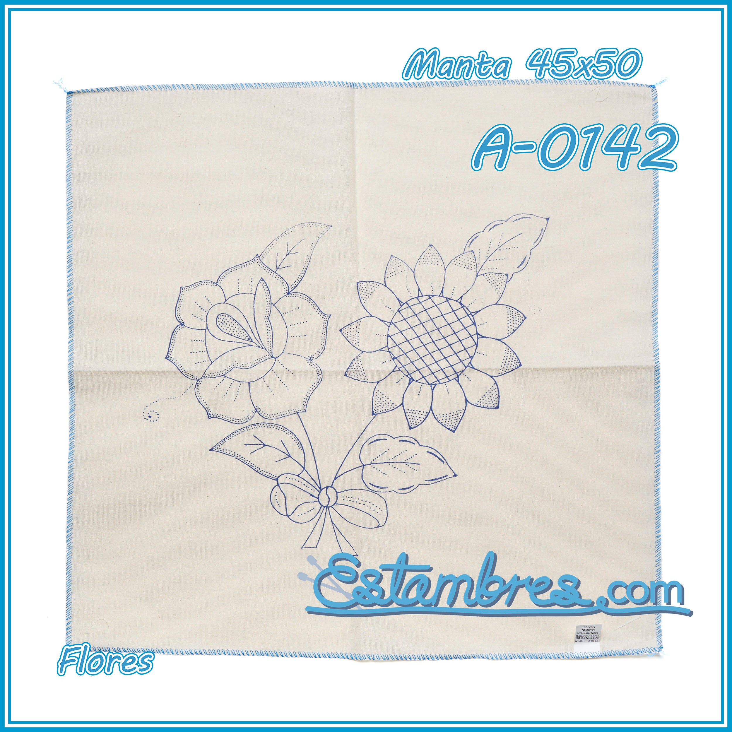 FLORES - Manta [45x50cm]