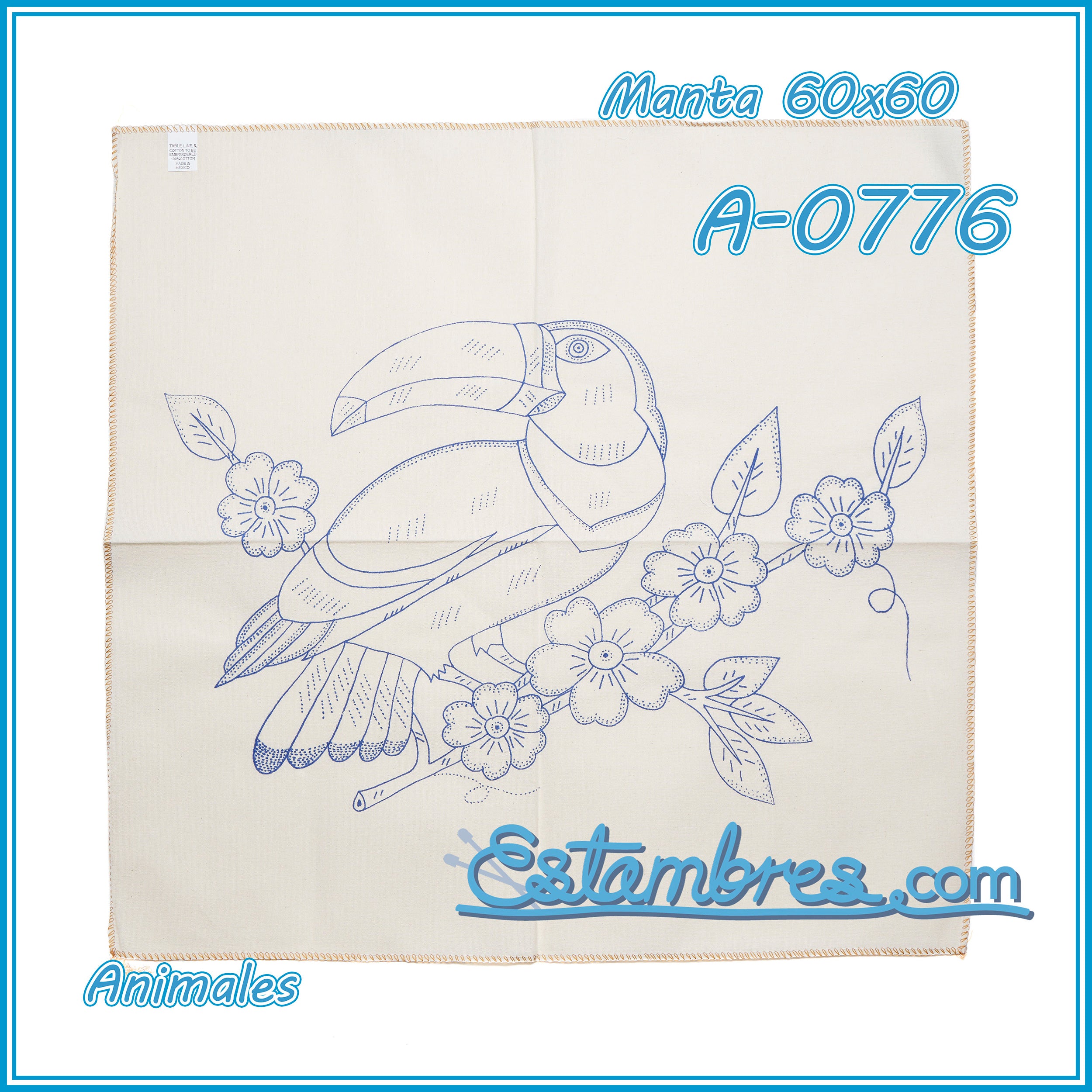 ANIMALES - Manta [60x60cm]