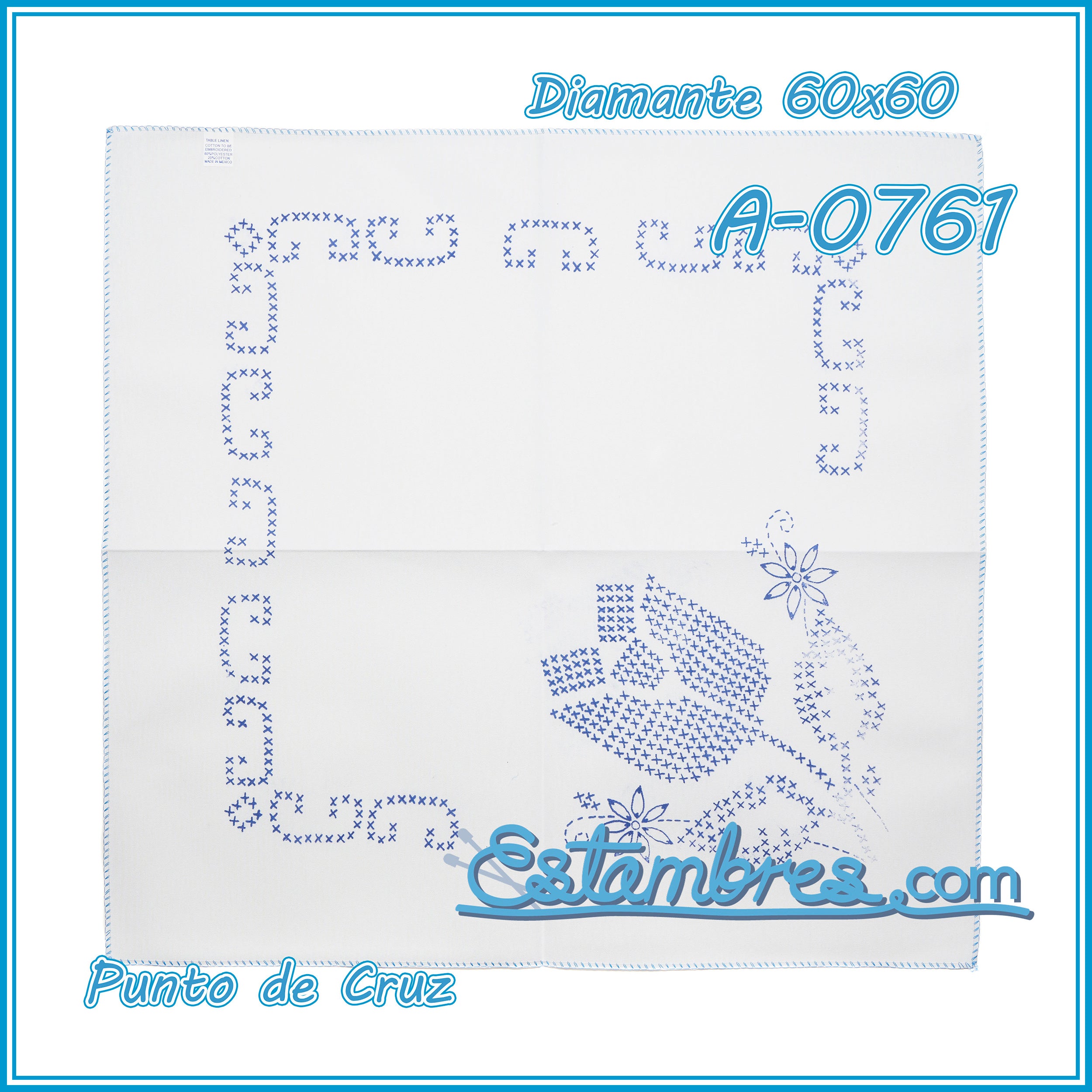 PUNTO de CRUZ - Diamante [60x60cm]