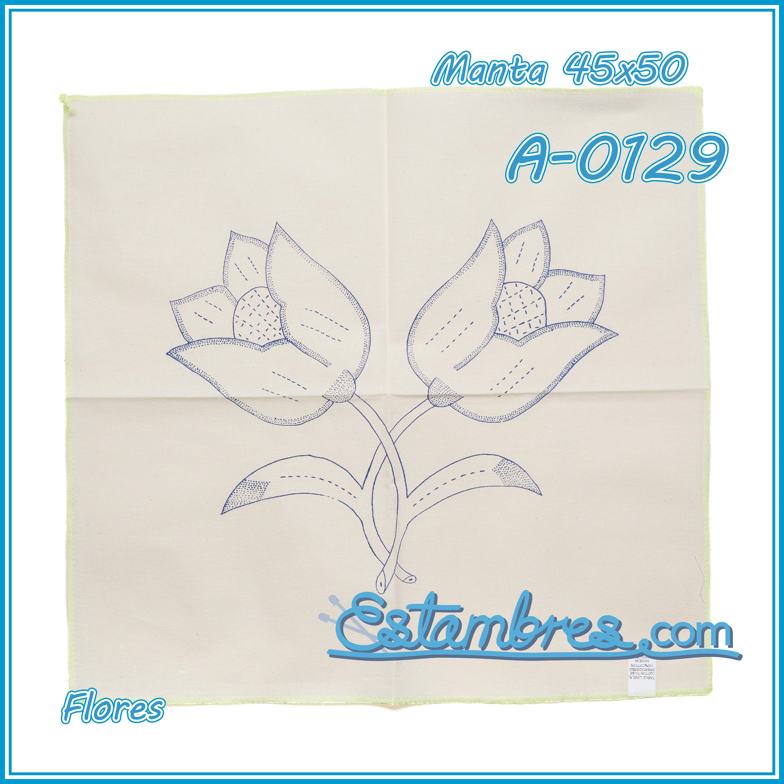 FLORES - Manta [45x50cm]
