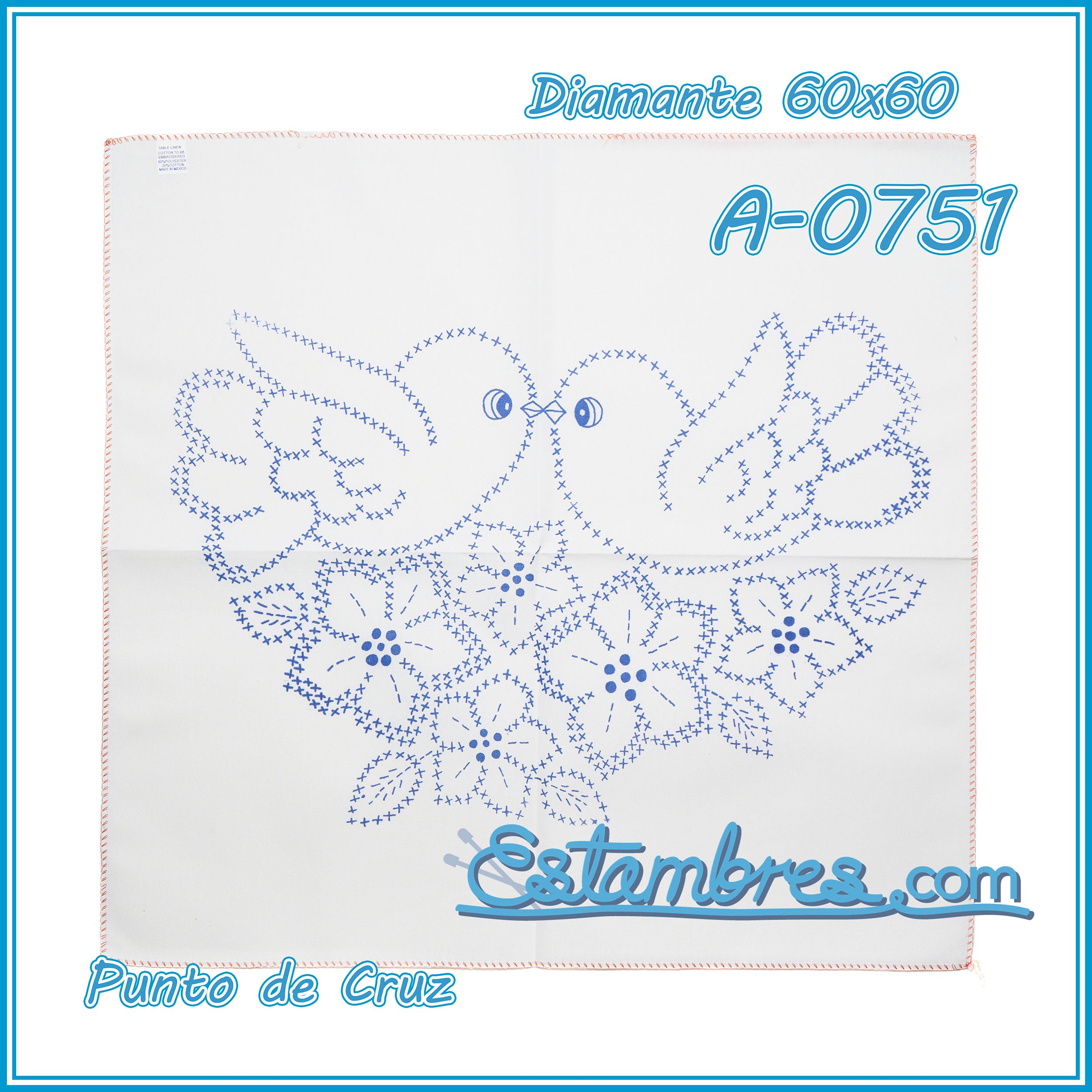 PUNTO de CRUZ - Diamante [60x60cm]