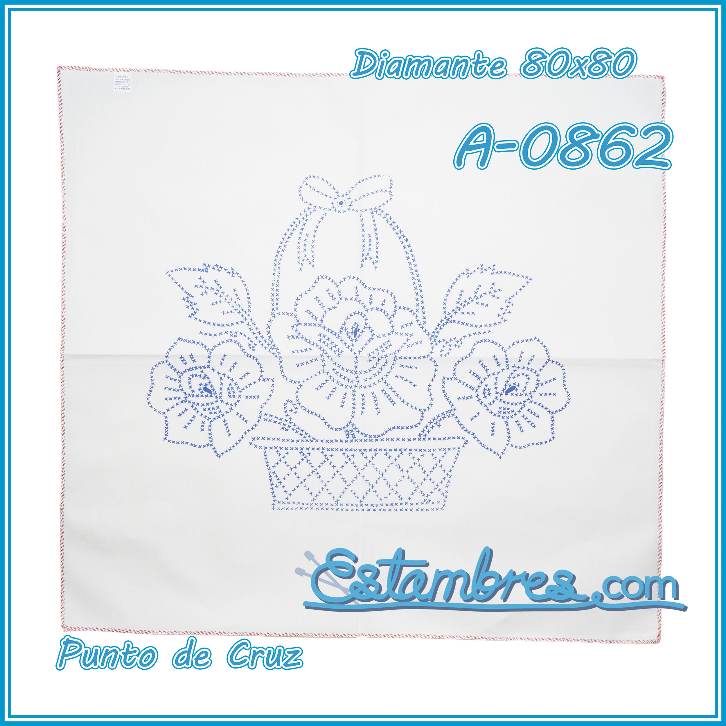 PUNTO de CRUZ - Diamante [80x80cm]