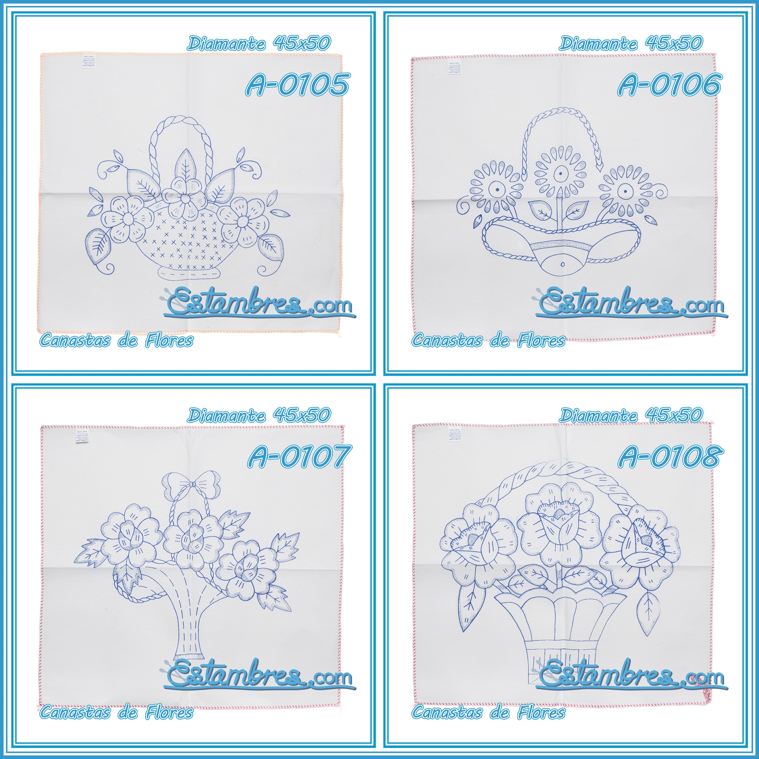 CANASTAS de FLORES - Diamante [45x50cm]