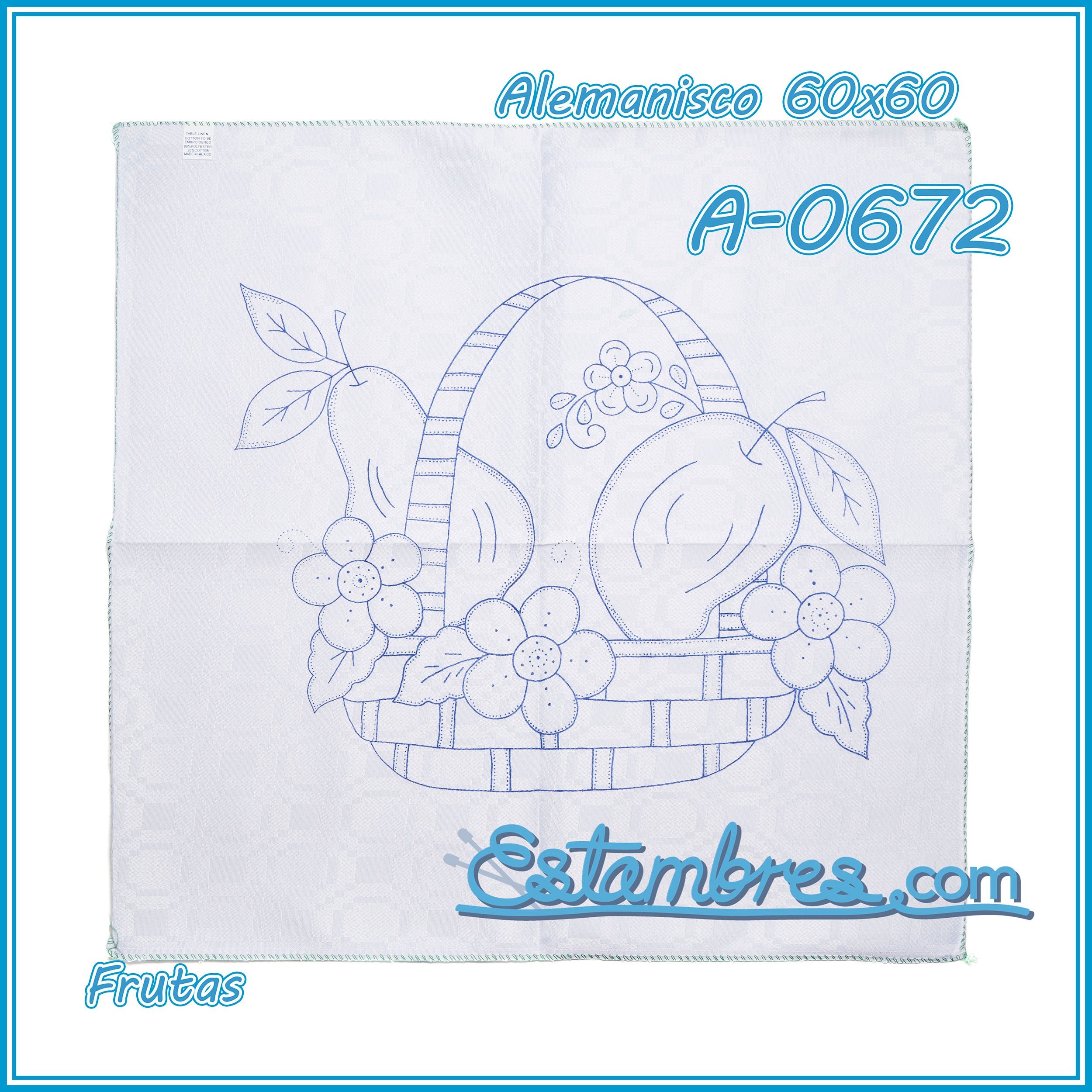 FRUTAS - Alemanisco [60x60cm]