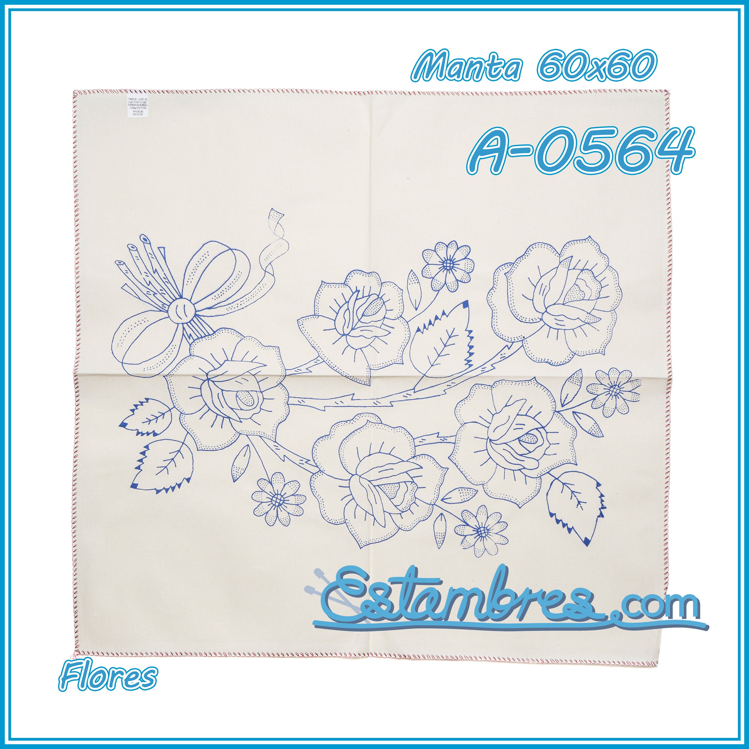 FLORES - Manta [60x60cm]