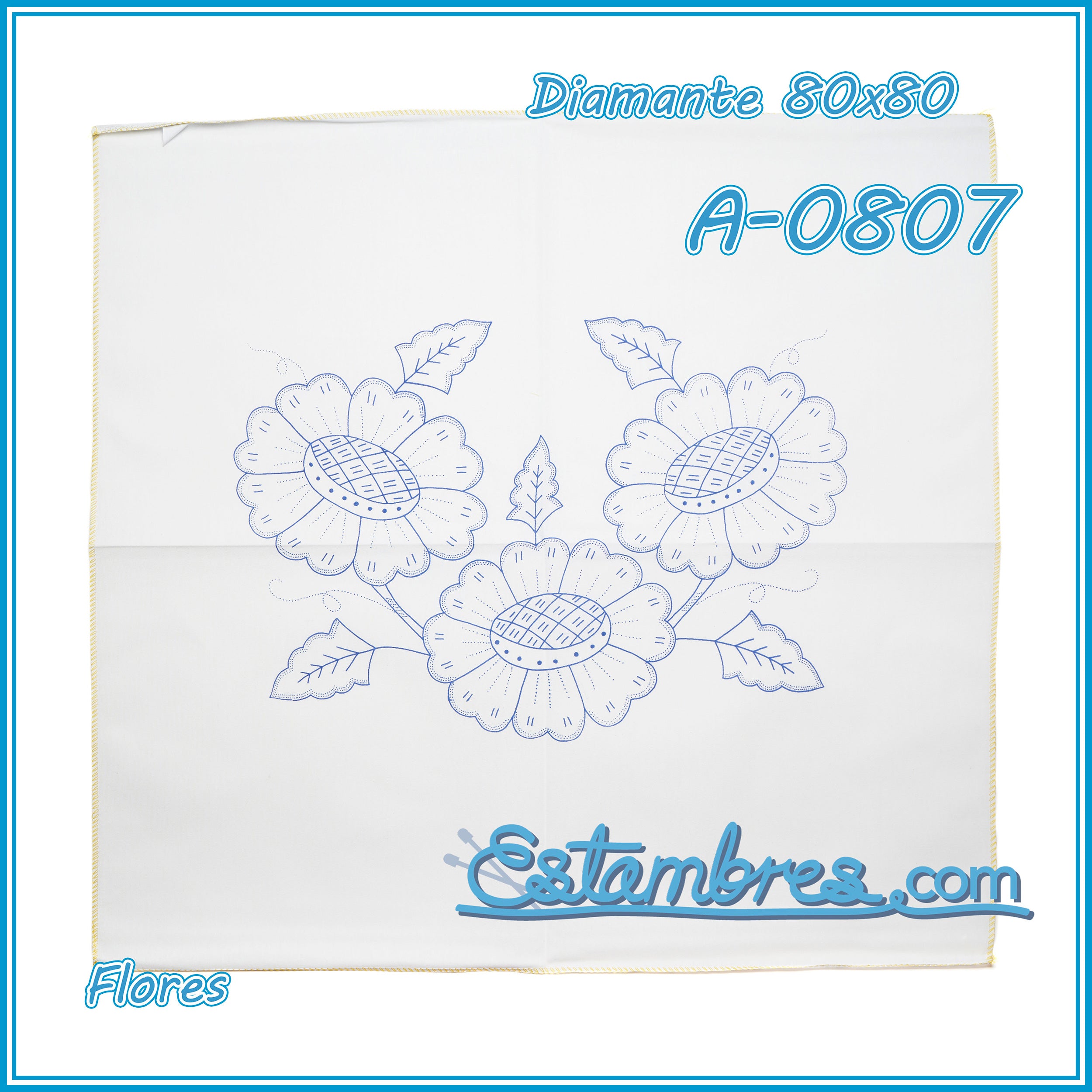 FLORES - Diamante [80x80cm]