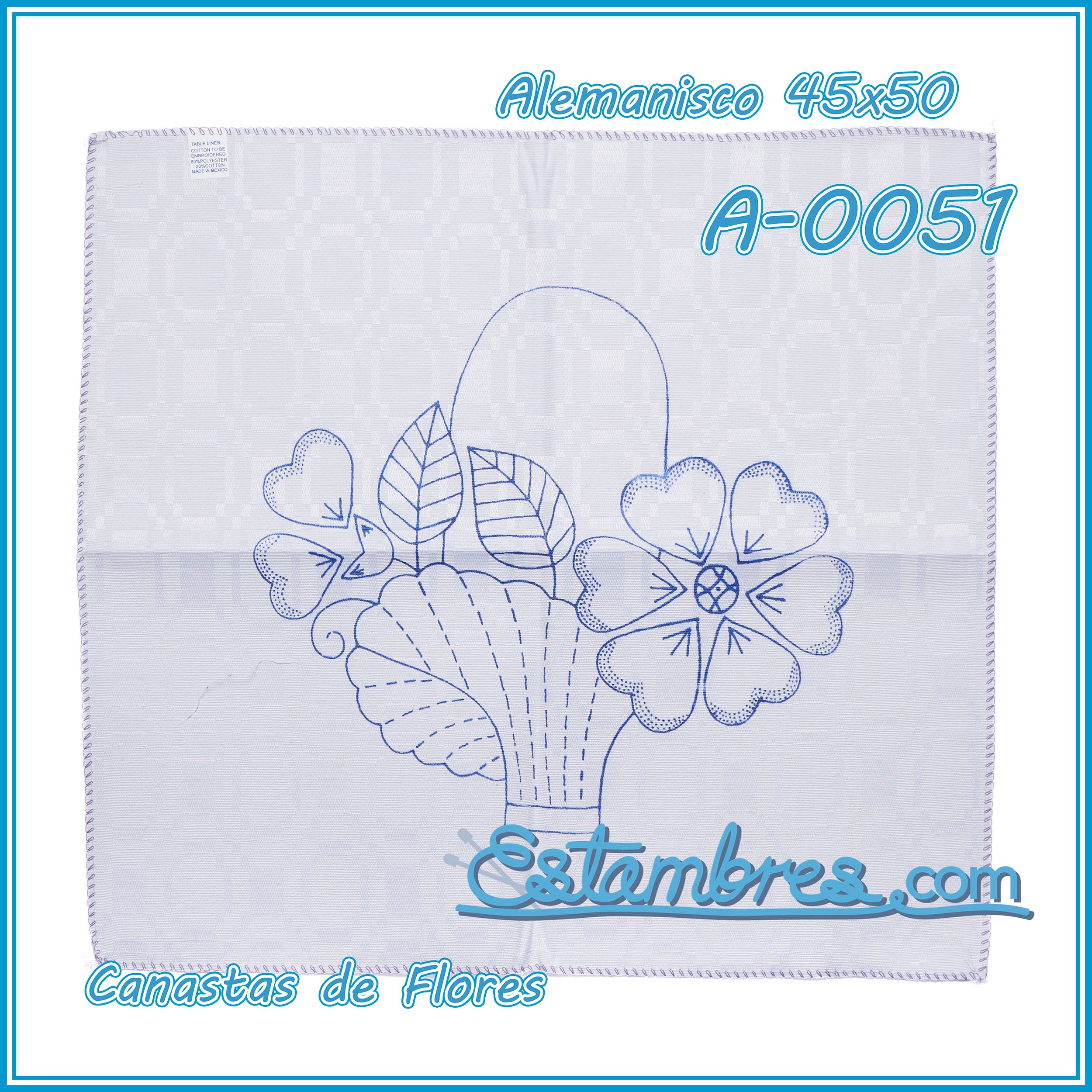 CANASTAS de FLORES - Alemanisco [45x50cm]