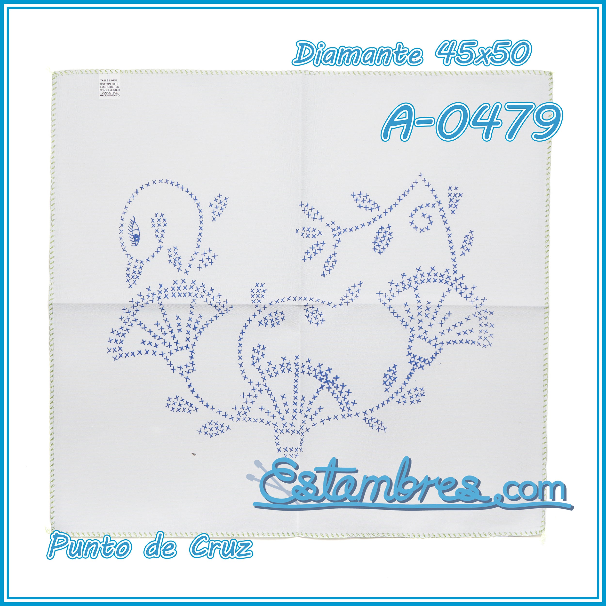 PUNTO de CRUZ - Diamante [45x50cm]