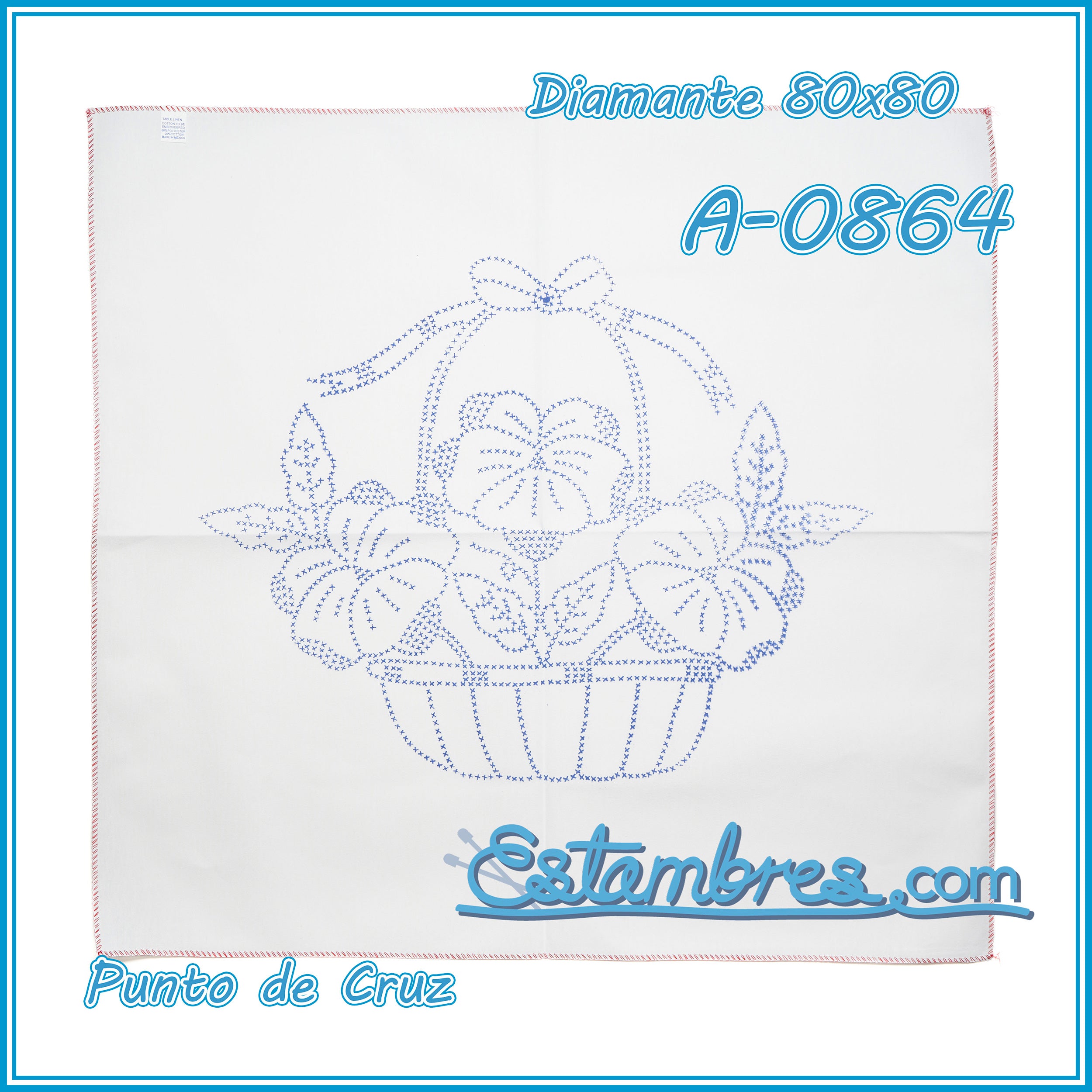 PUNTO de CRUZ - Diamante [80x80cm]