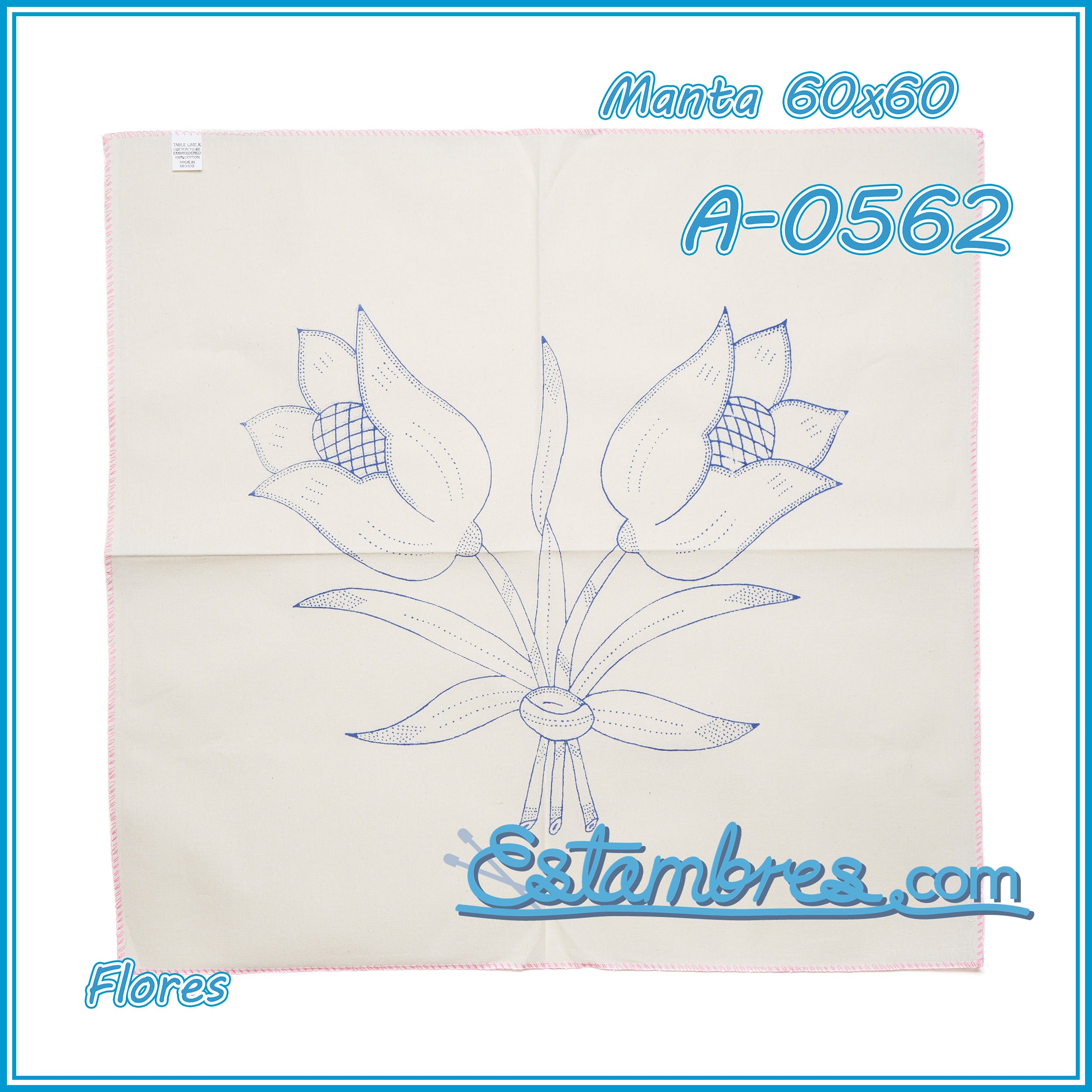 FLORES - Manta [60x60cm]