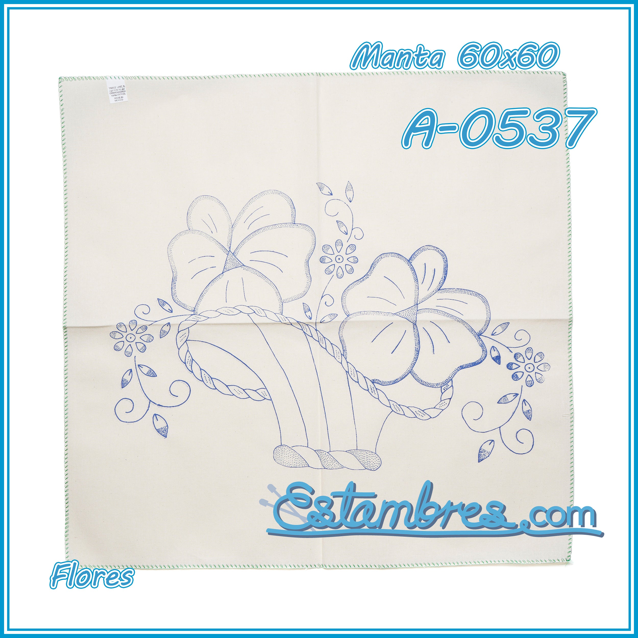FLORES - Manta [60x60cm]