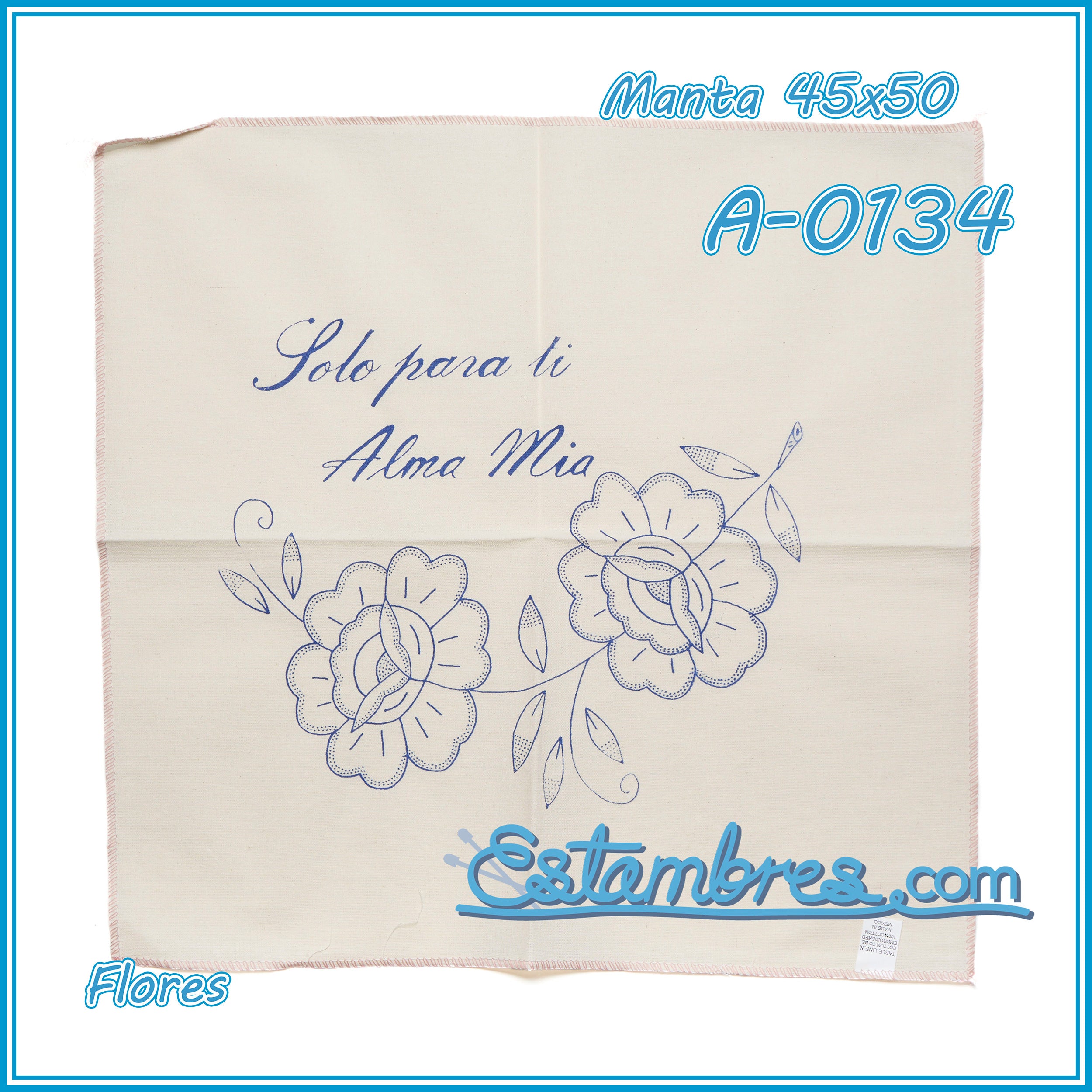 FLORES - Manta [45x50cm]