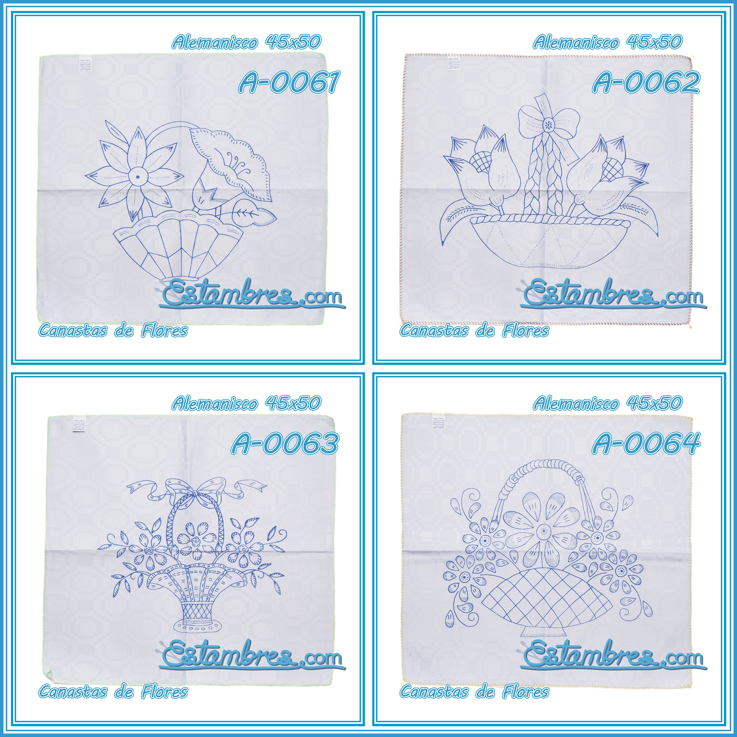 CANASTAS de FLORES - Alemanisco [45x50cm]