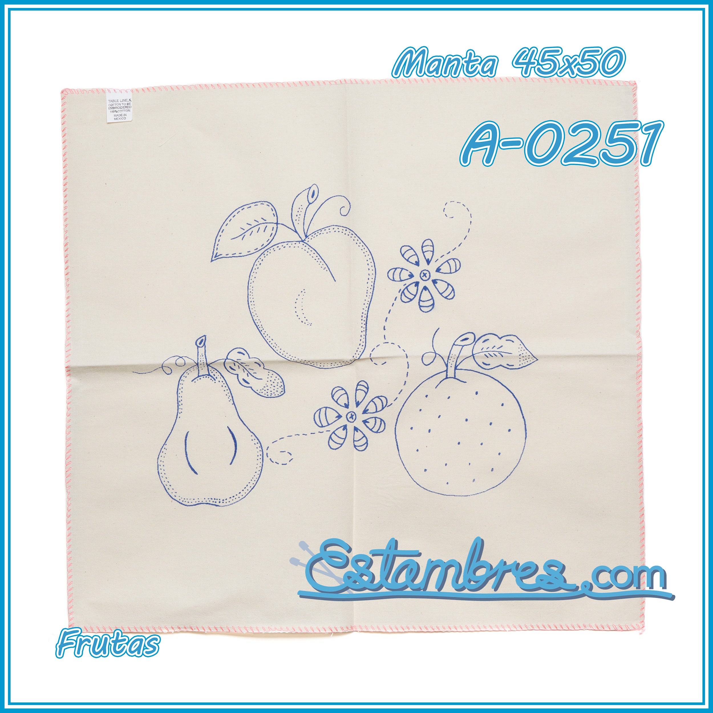 FRUTAS - Manta [45x50cm]