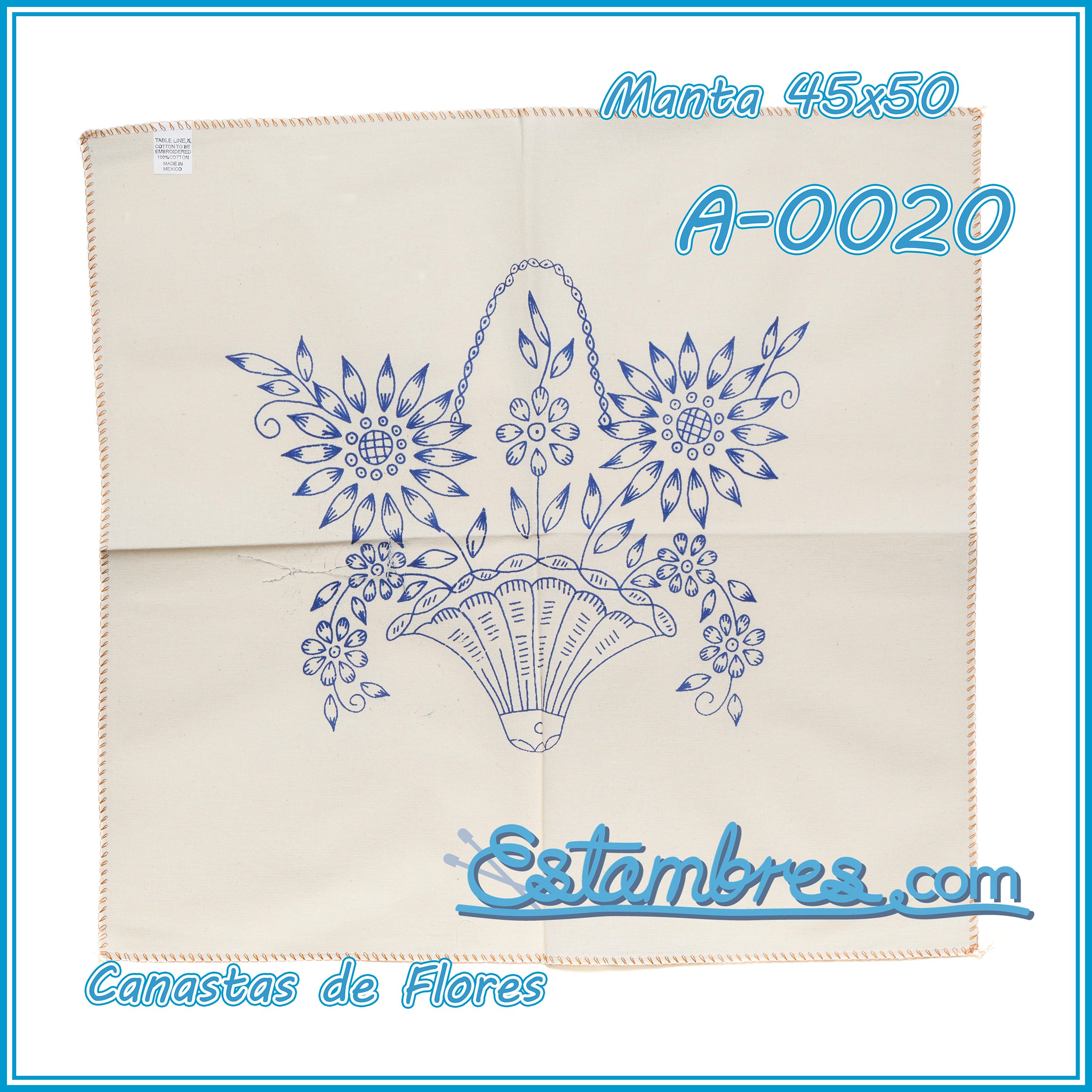 CANASTAS de FLORES - Manta [45x50cm]