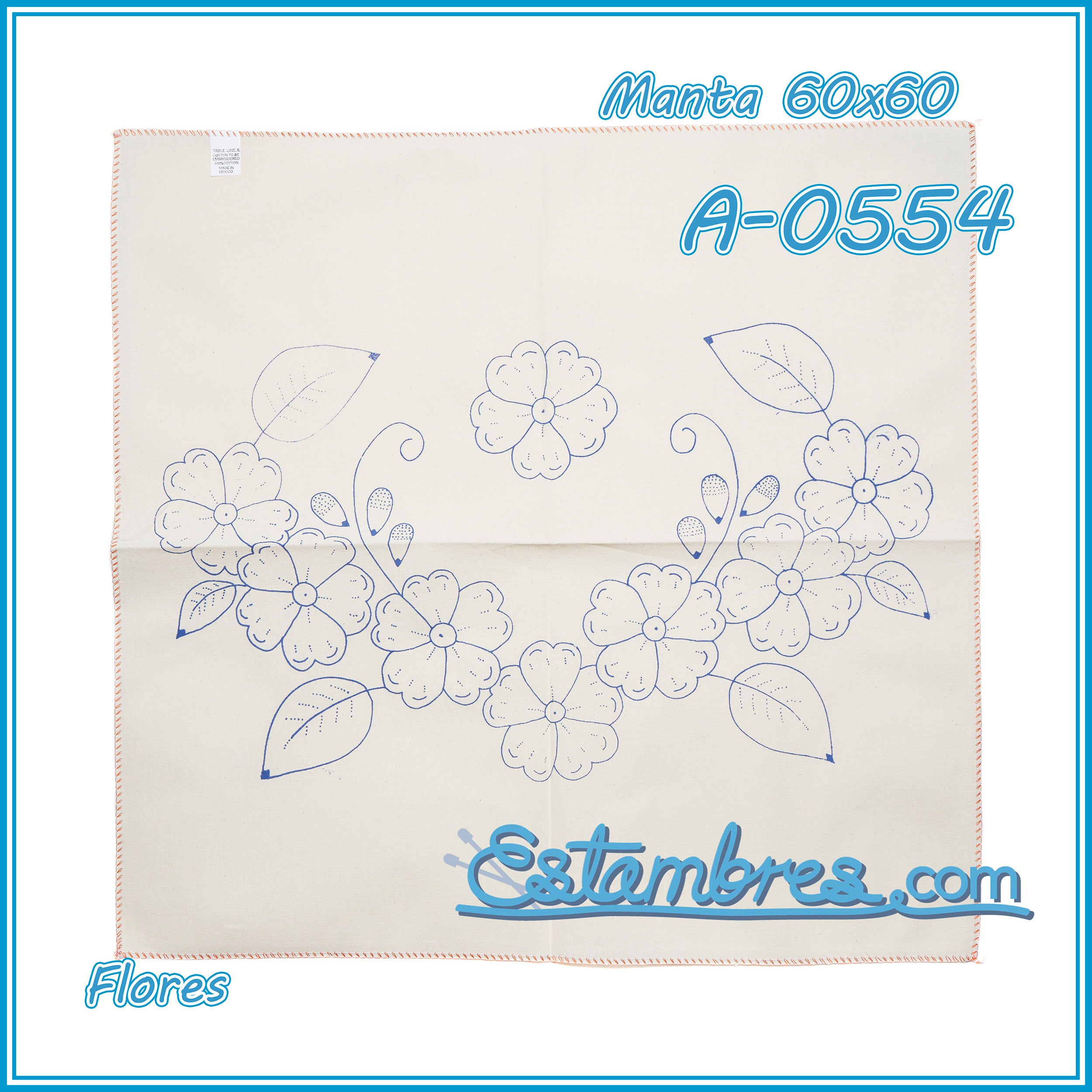 FLORES - Manta [60x60cm]