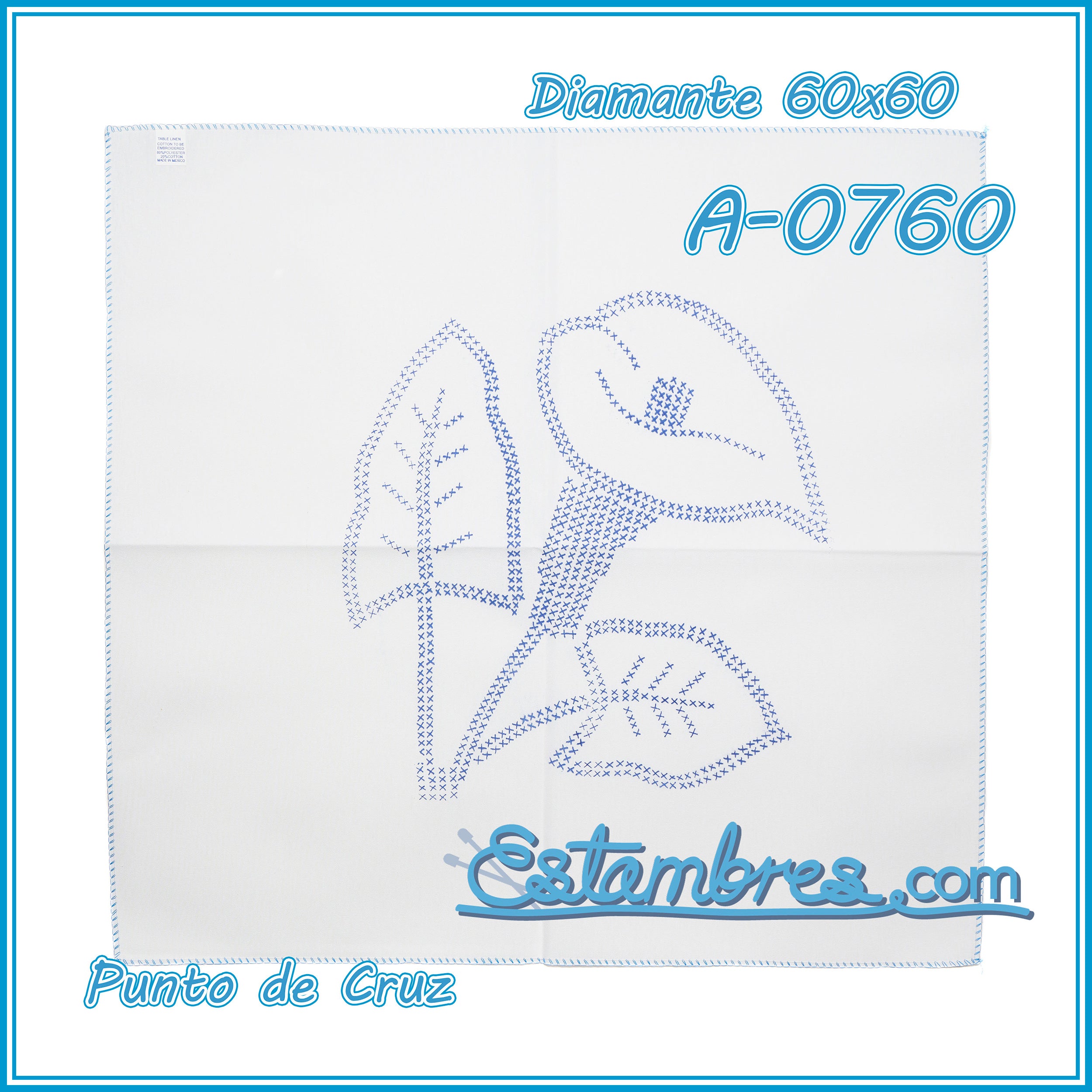 PUNTO de CRUZ - Diamante [60x60cm]