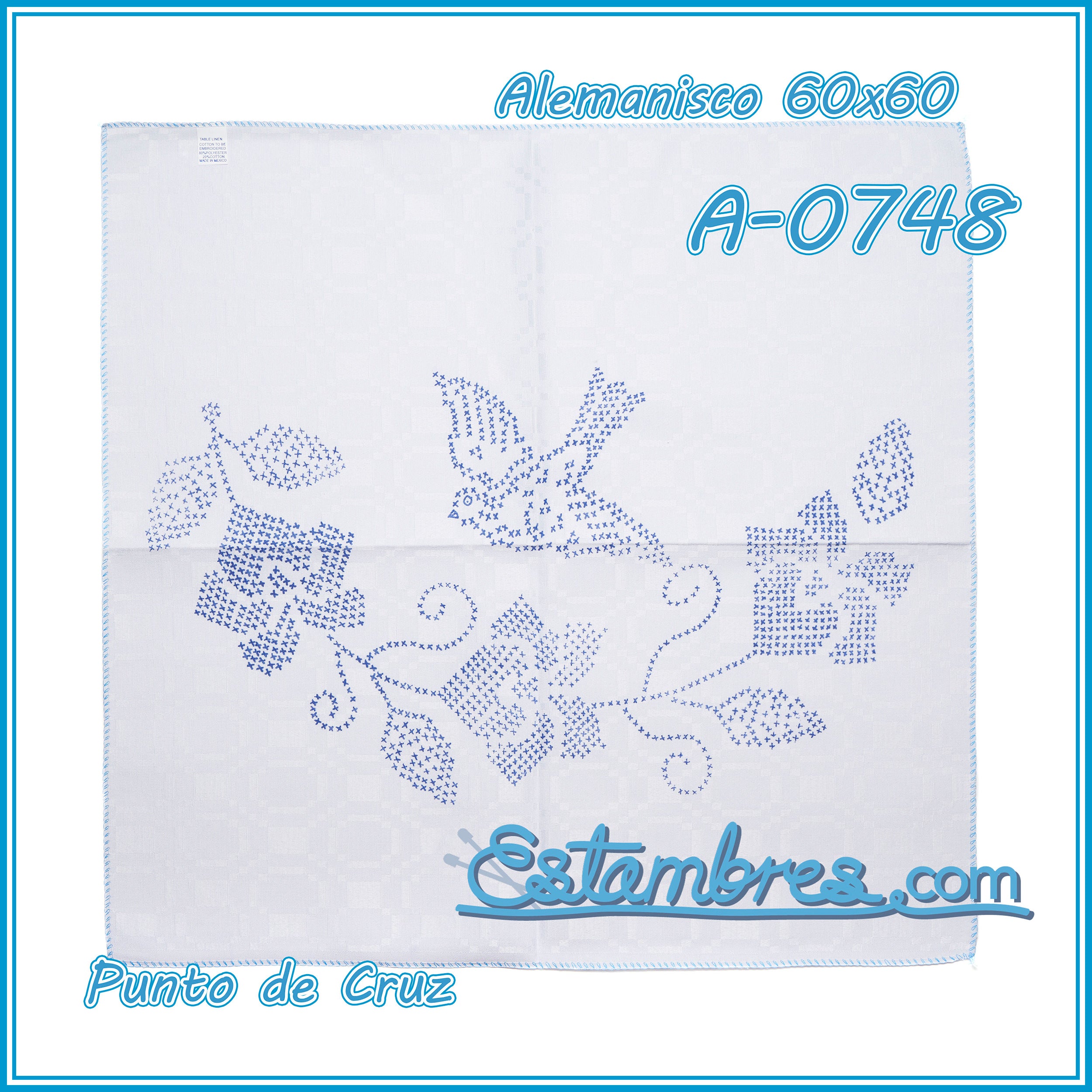 PUNTO de CRUZ - Alemanisco [60x60cm]